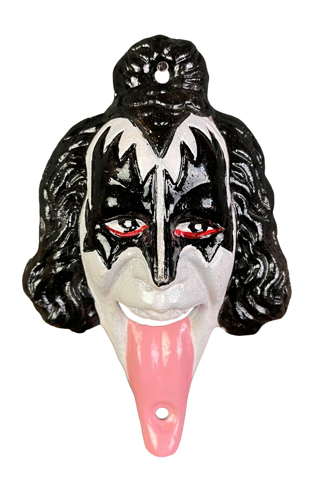 Gene Simmons KISS Tongue Bottle Opener, Cast Iron Wall Mounted Beer Bar Man Cave