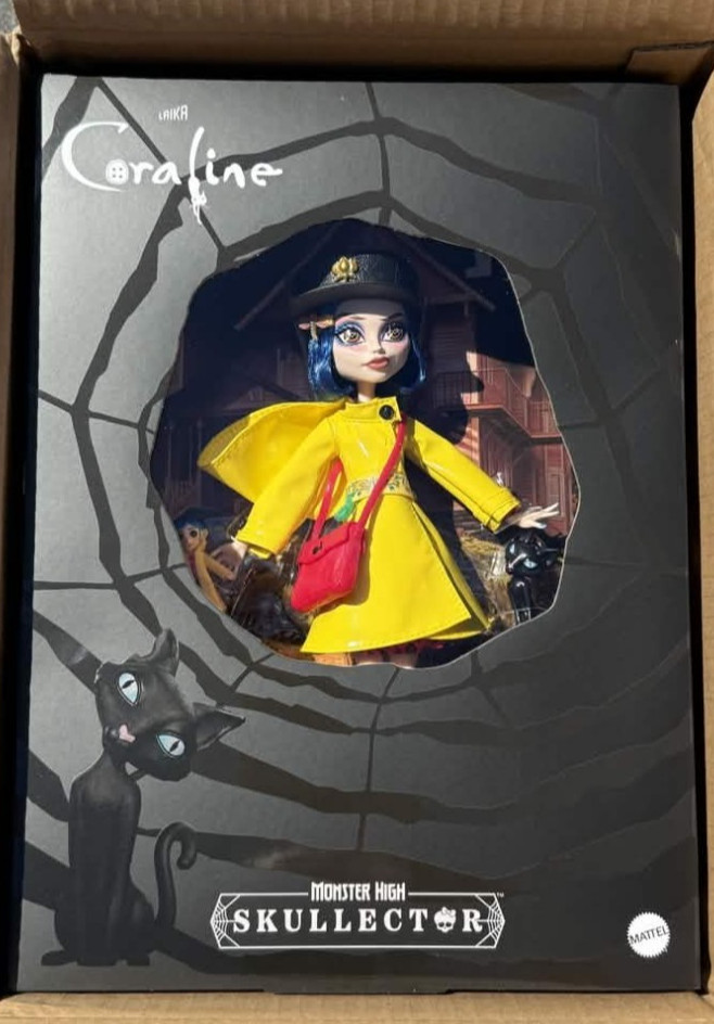Monster High Skullector Coraline Doll 2026 Mattel Limited Edition SHIPS NOW!🐈‍⬛