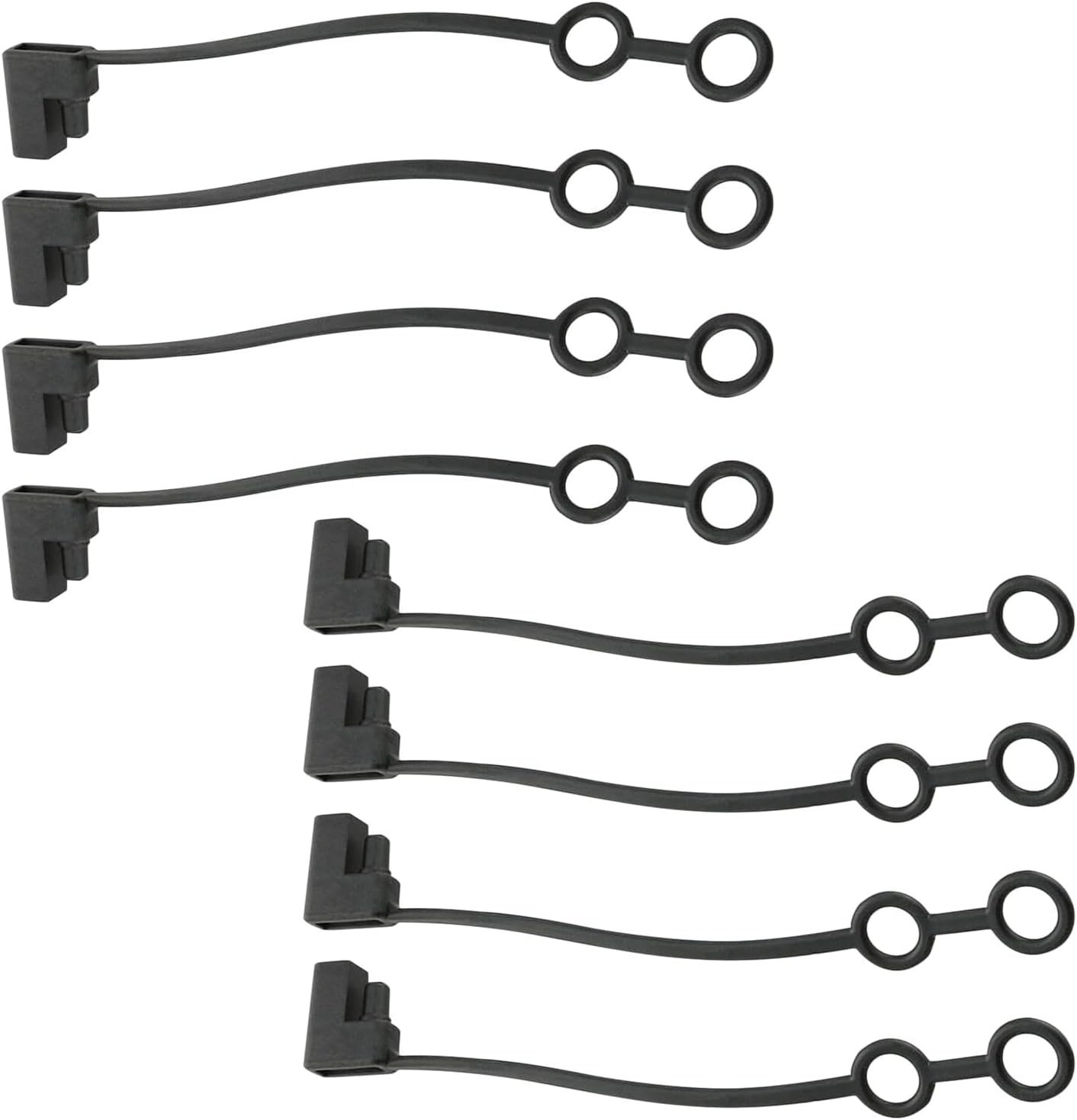 8PCS 2 SAE Pin Plug Cap, Waterproof Protection Plug Replacement Dust-Proof Weath