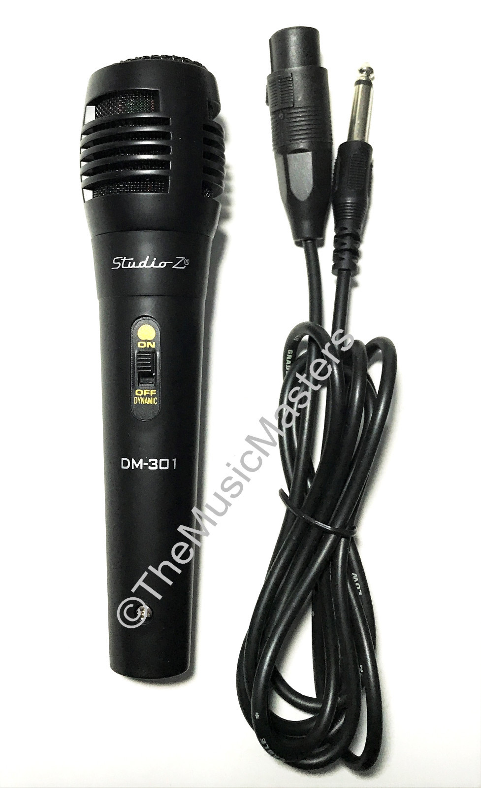 Handheld Karaoke DJ Vocal Dynamic Microphone Mic On/Off Switch XLR to 1/4" Cable