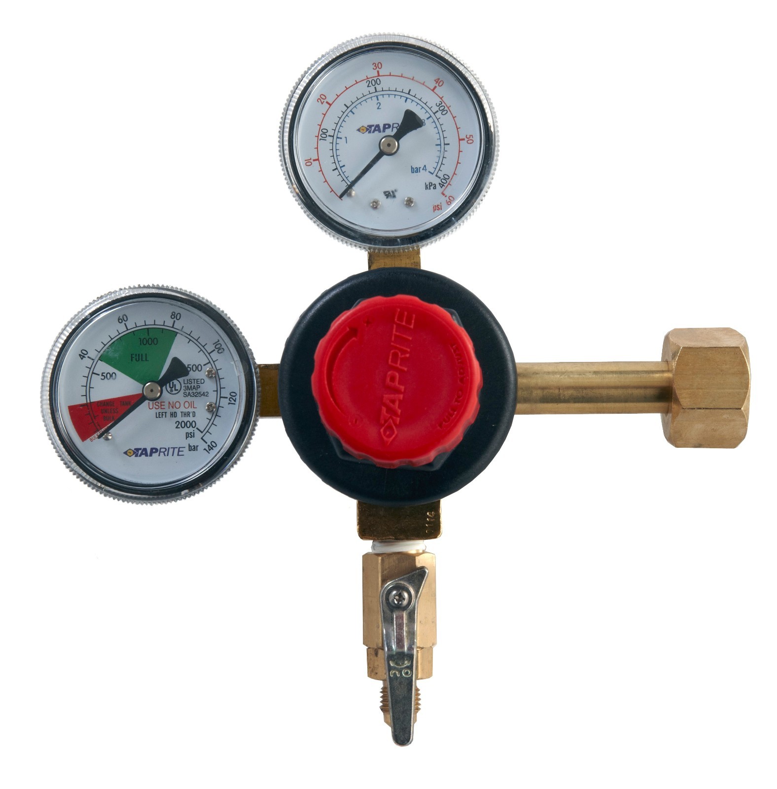 Beer Keg Kit 5 Gal Ball Lock Keg 5 lb CO2 Tank Dual Gauge Regulator and Parts