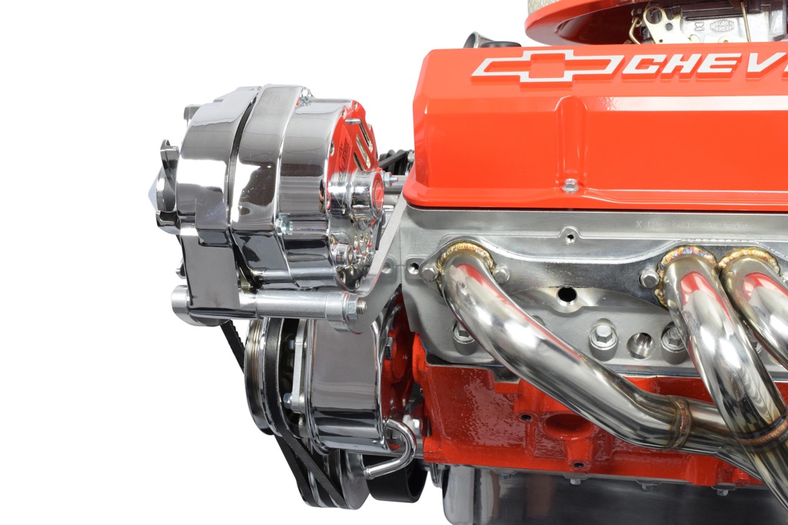 SBC Drivers Side Alternator Bracket Adjustable Long Water Pump Small Block 350