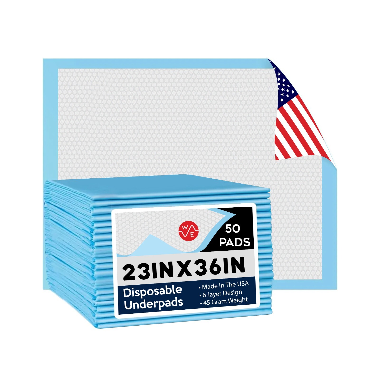 Disposable Underpads 23'' X 36'' Pee Pad HEAVY Absorbent Bed Incontinence Covers