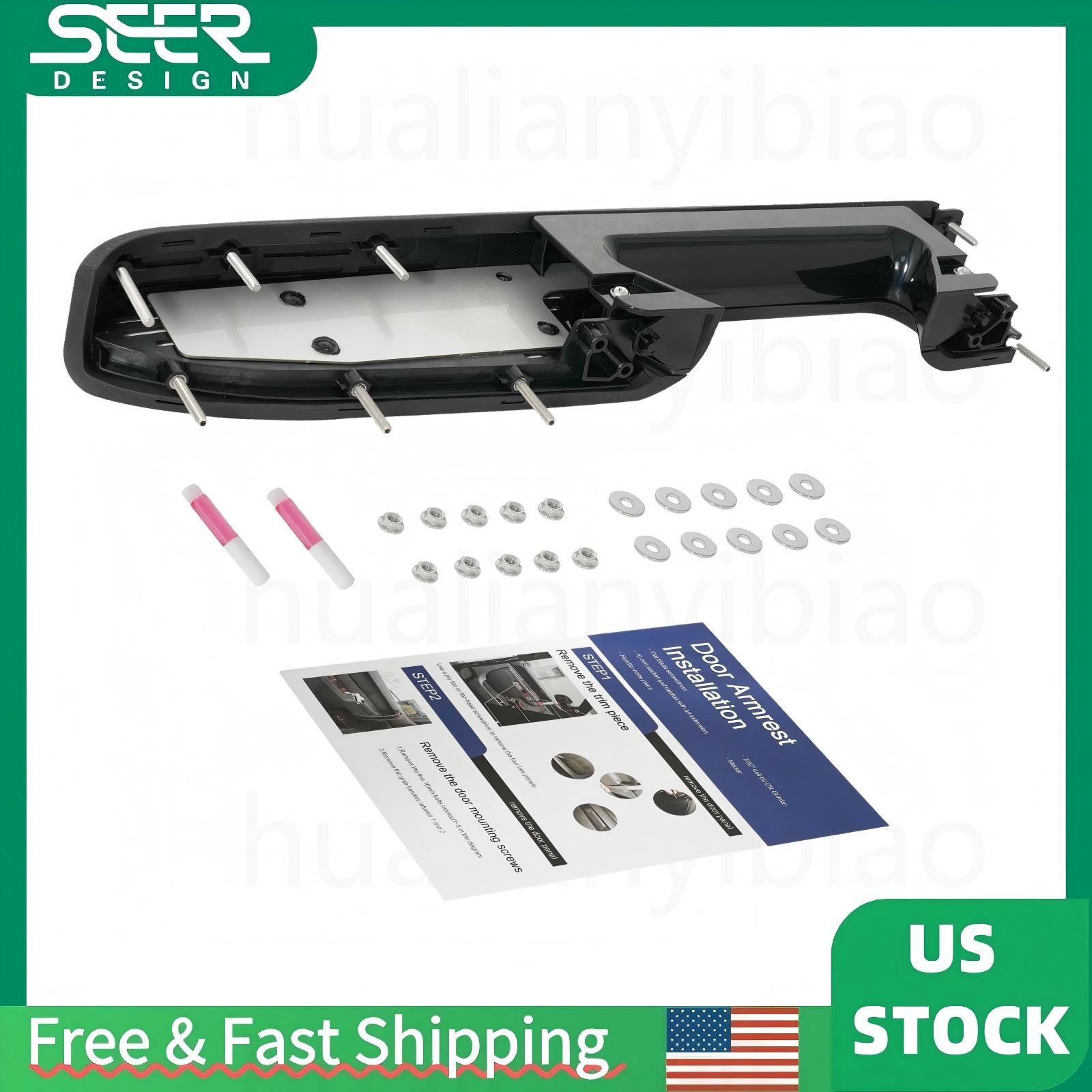 22818465 Front Left Driver Side Armrest Repair Kit Fit for Chevy Silverado 1500