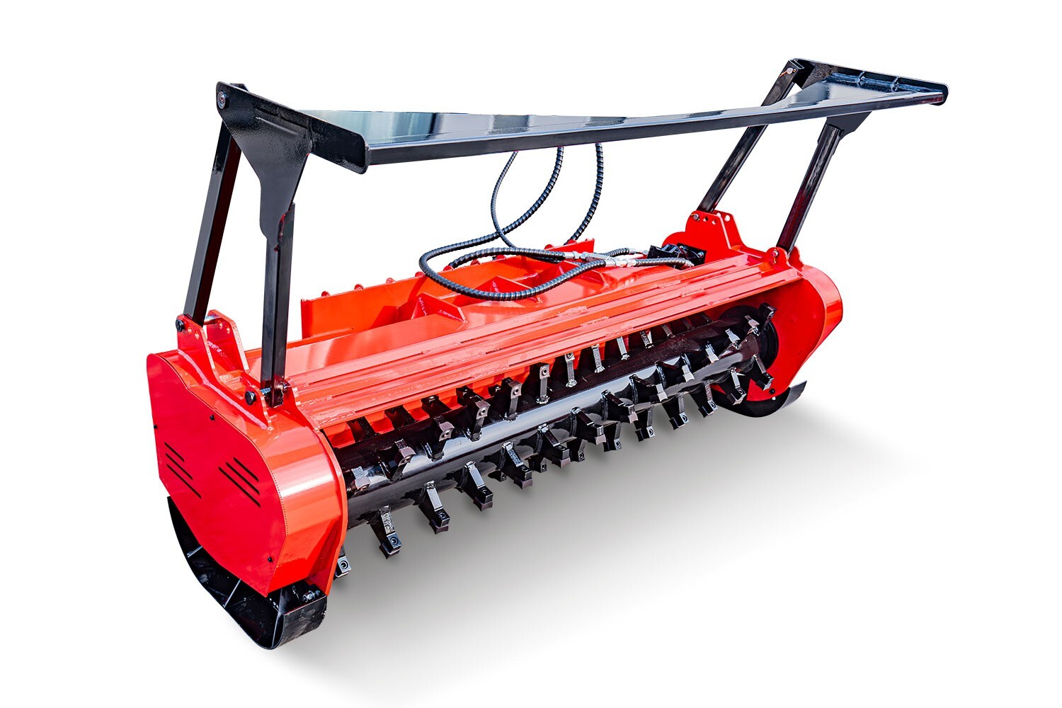 High-Flow Heavy Duty 60"Forestry Mulcher for Bobcat with Wood Chipping Function