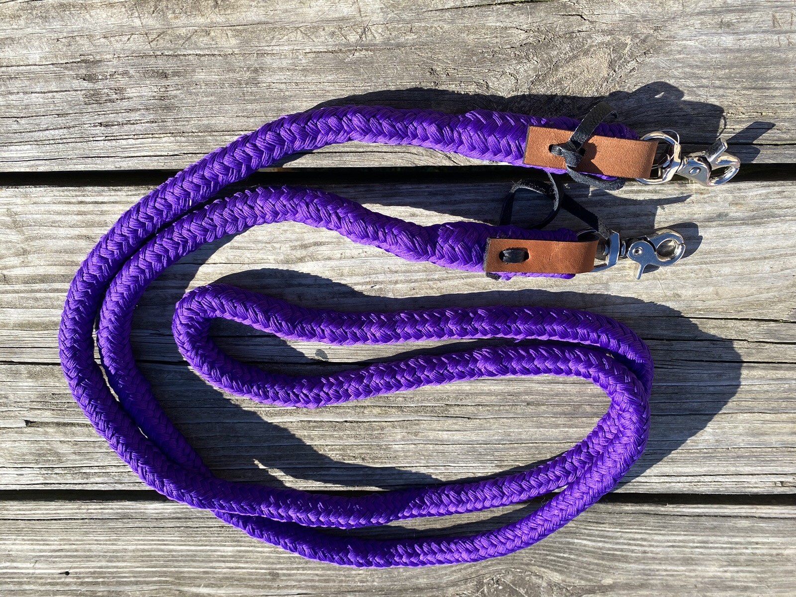 Super soft 8 ft Western barrel/roping reins w/snap ends assorted colors