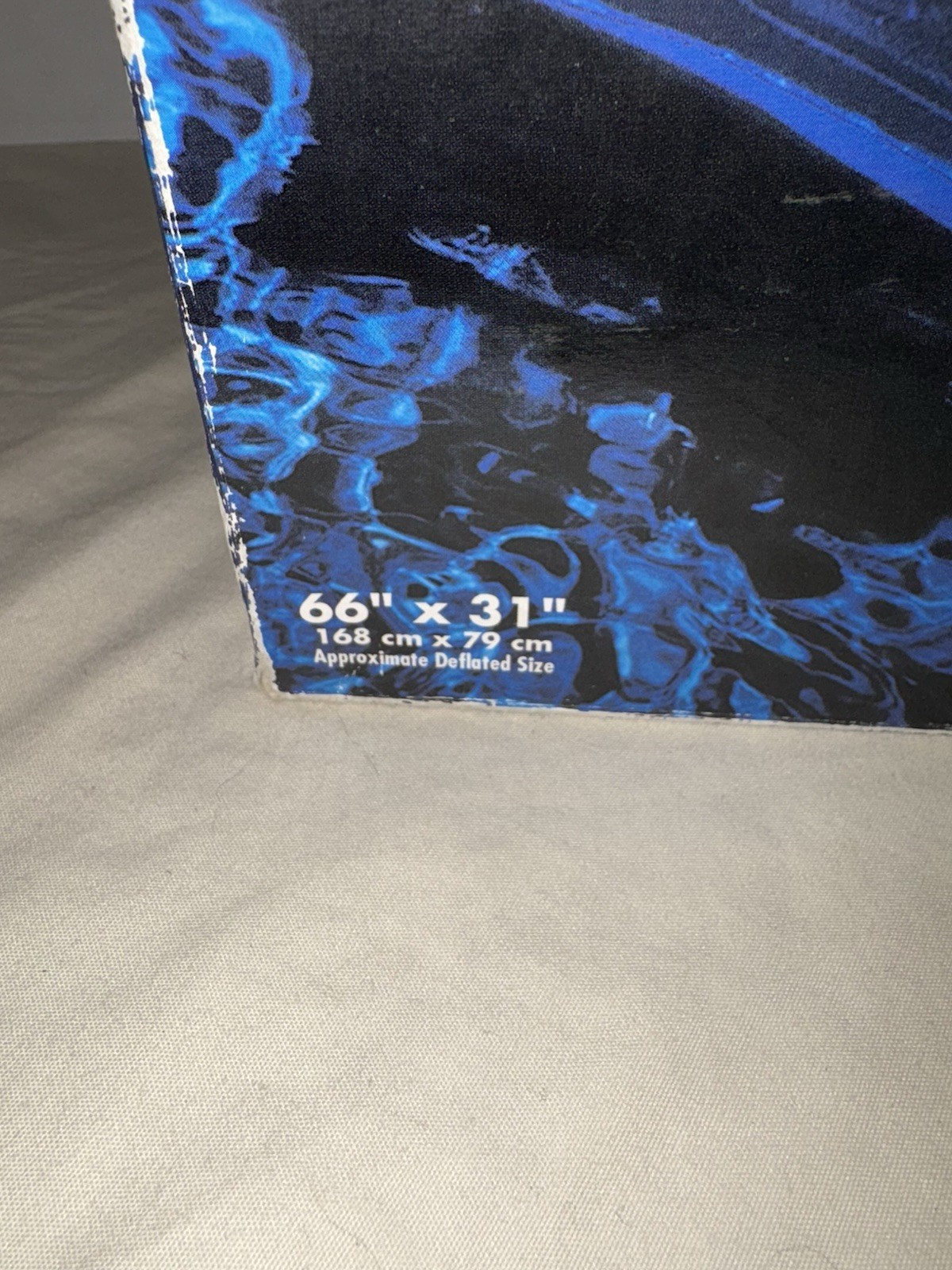 NOS Poolmaster French Style Classic Pool Lounger 66"x31" Aqua Green 1998 Sealed