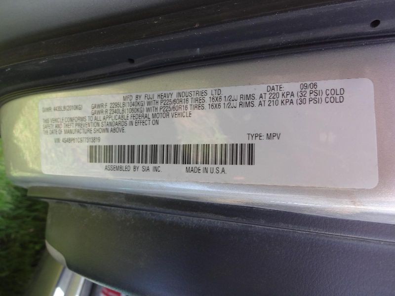 Audio Equipment Radio Receiver Am-fm-cd 6 Speaker Fits 07-09 LEGACY 175276