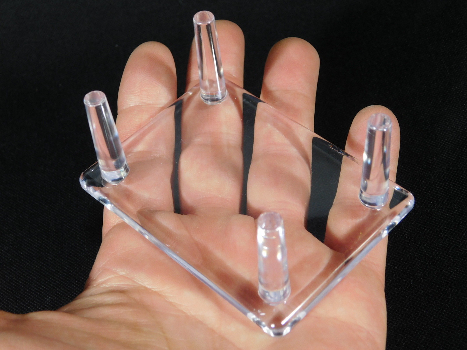 Display Stand Medium Size FOUR Post Clear Lucite