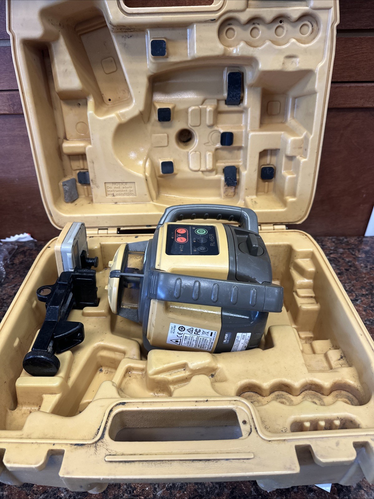 Topcon RL-H5A Horizontal Self-Leveling Rotary Laser Kit w/ LS-80L Receiver b4