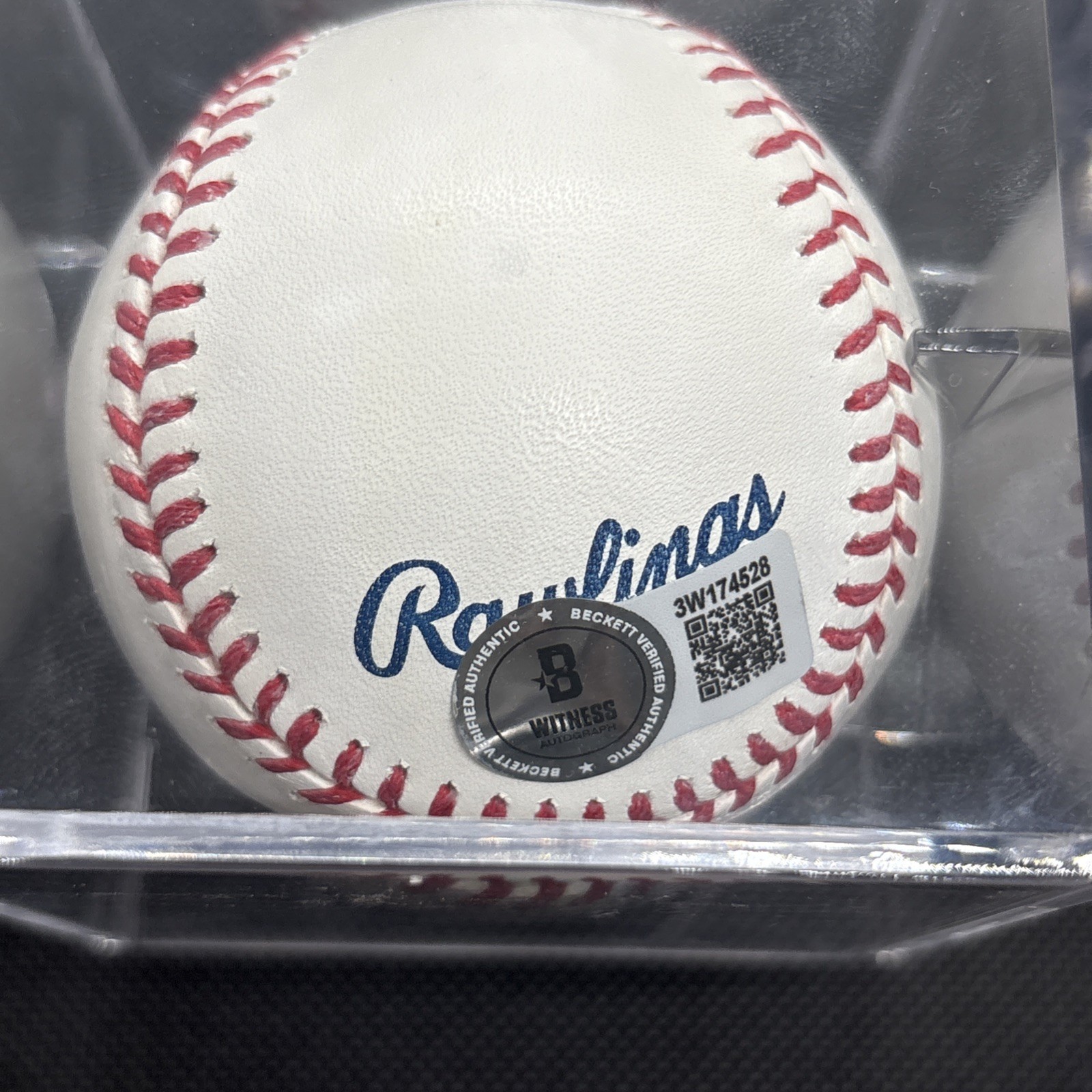 Wilyer Abreu Red Sox Auto Signed MLB Baseball Beckett Witness Hologram