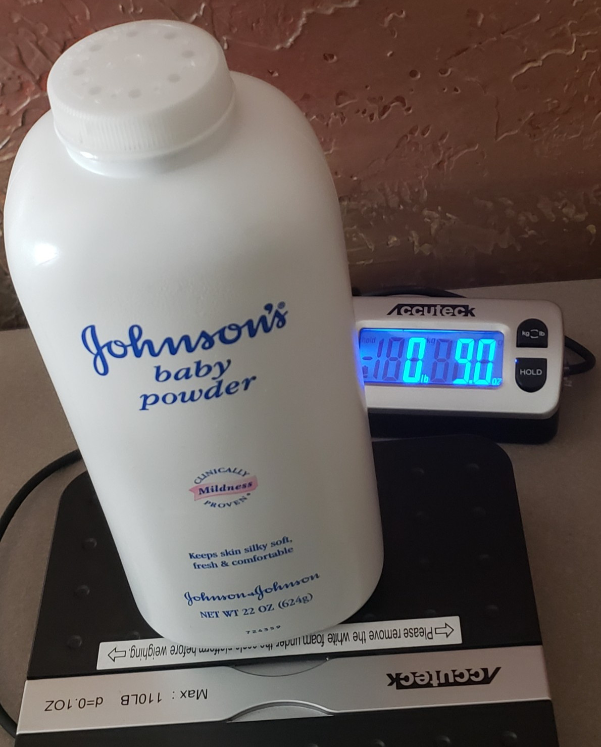 Vintage Johnson’s Baby Powder with Talc 22 oz Approximately 1/3 Full