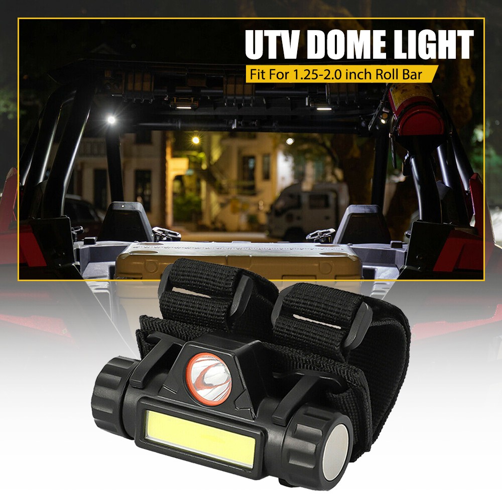 UTV Dome Light Roll Bar LED Light Mount Interior Light For UTV ATV Polaris