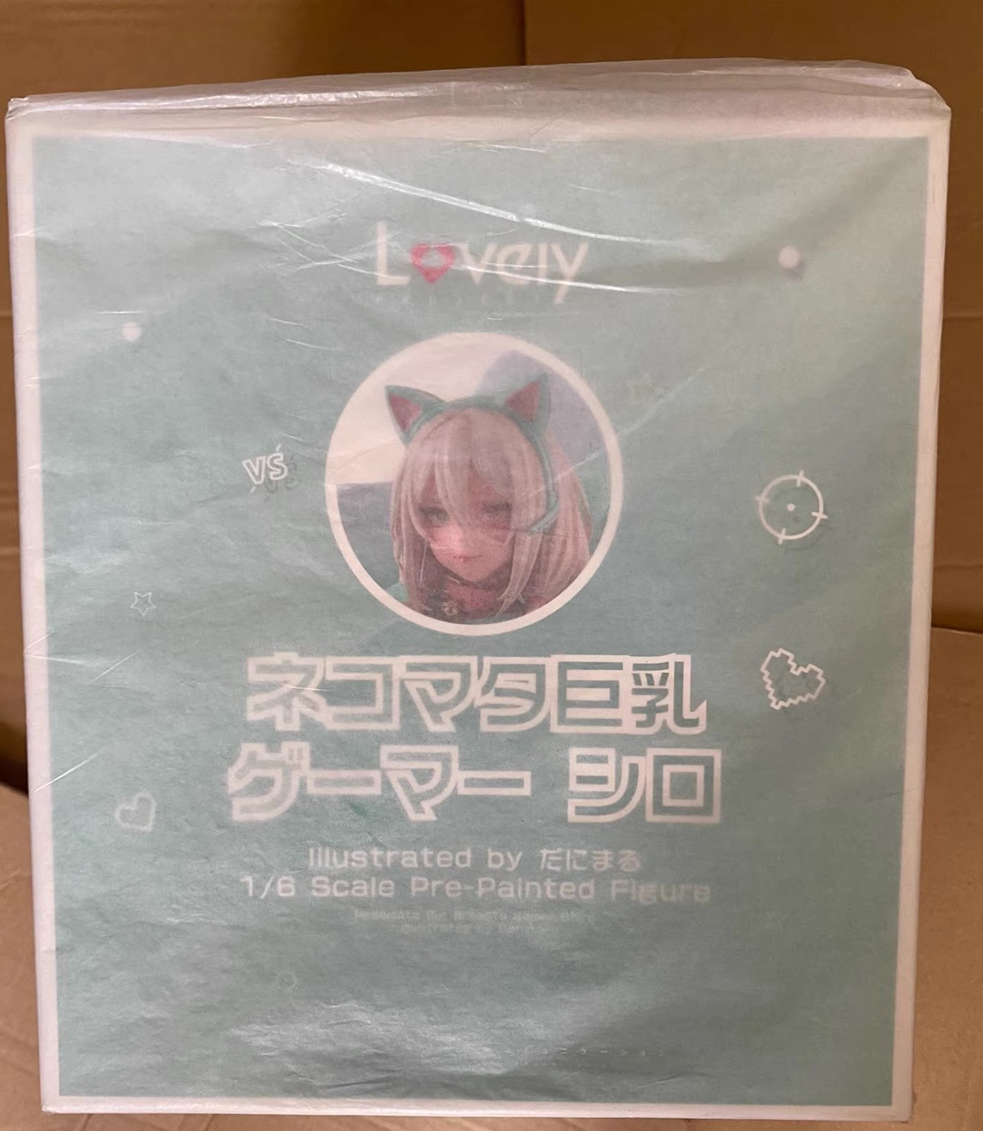 Lovely Nekomata Big Tits Gamer Shiro 1/6 Complete Figure Toy Model New IN Hand@