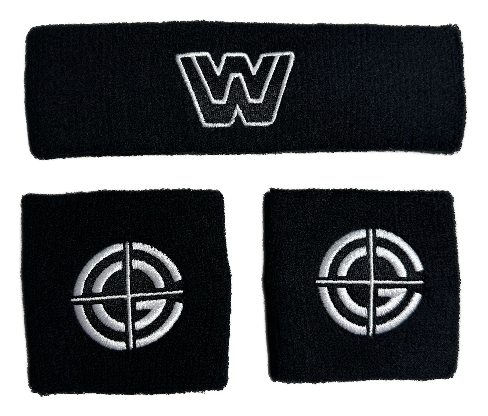 John Cena Word Life White Logo Headband Wristband Set