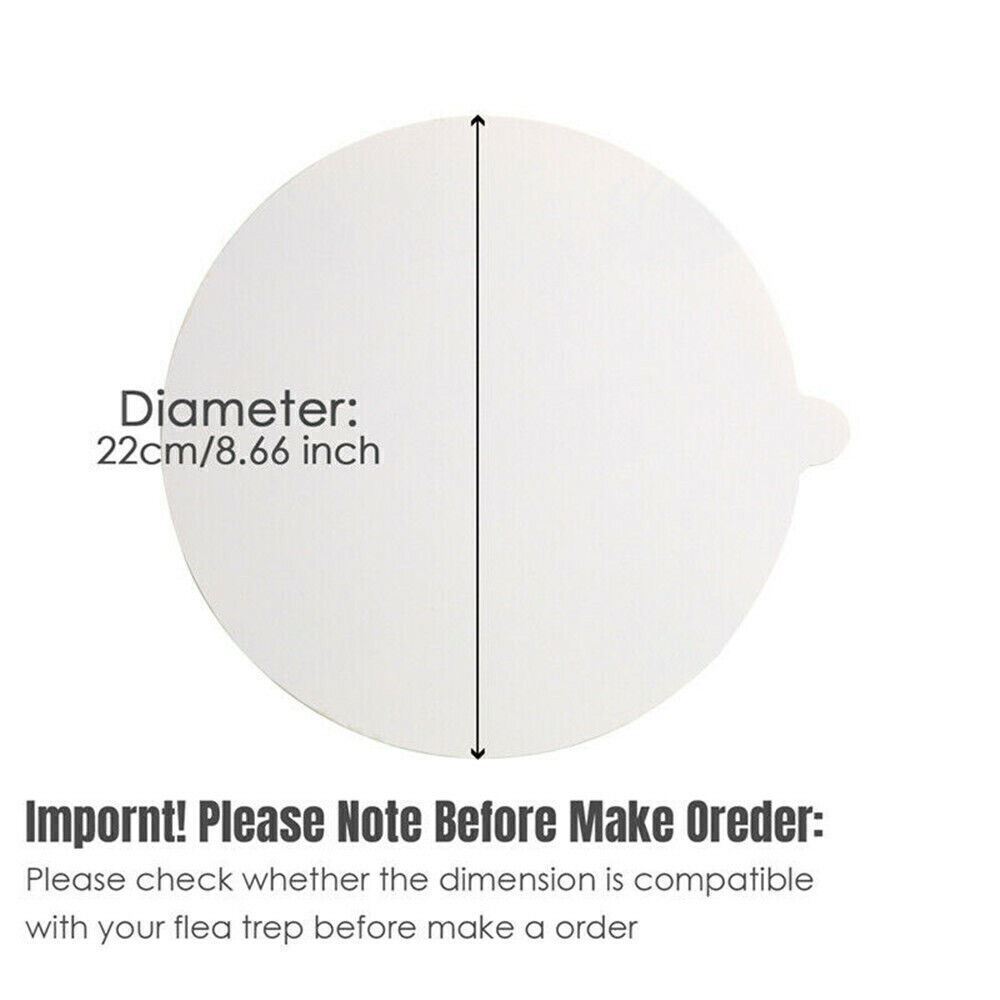 4Pcs Flea Traps for Inside Your Home with 8 Sticky Disc 8 Bulbs Flea Killer