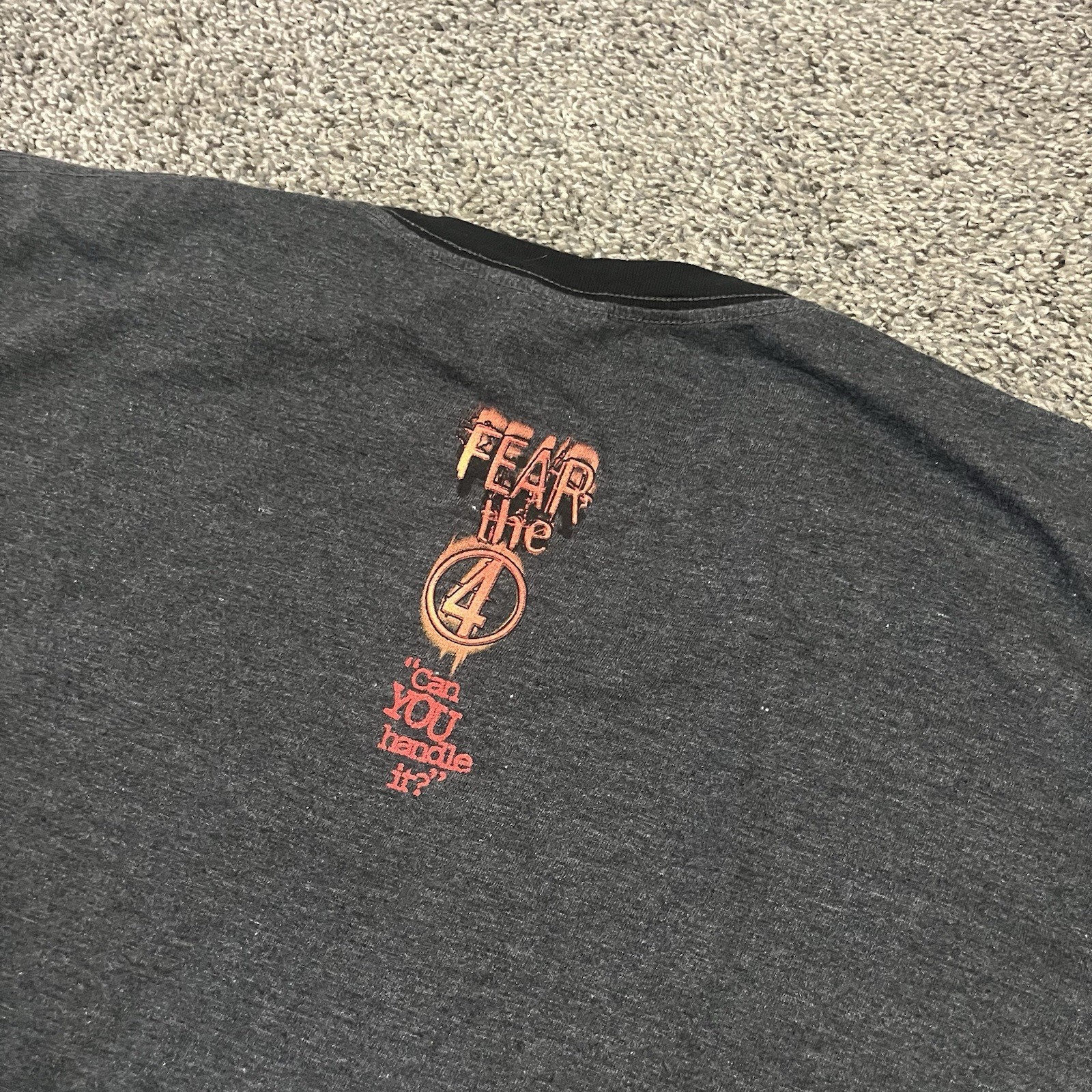 Vtg Fear The Four 4 Busch Gardens Roller Coaster Shirt Lochness Wolf Apollo XL