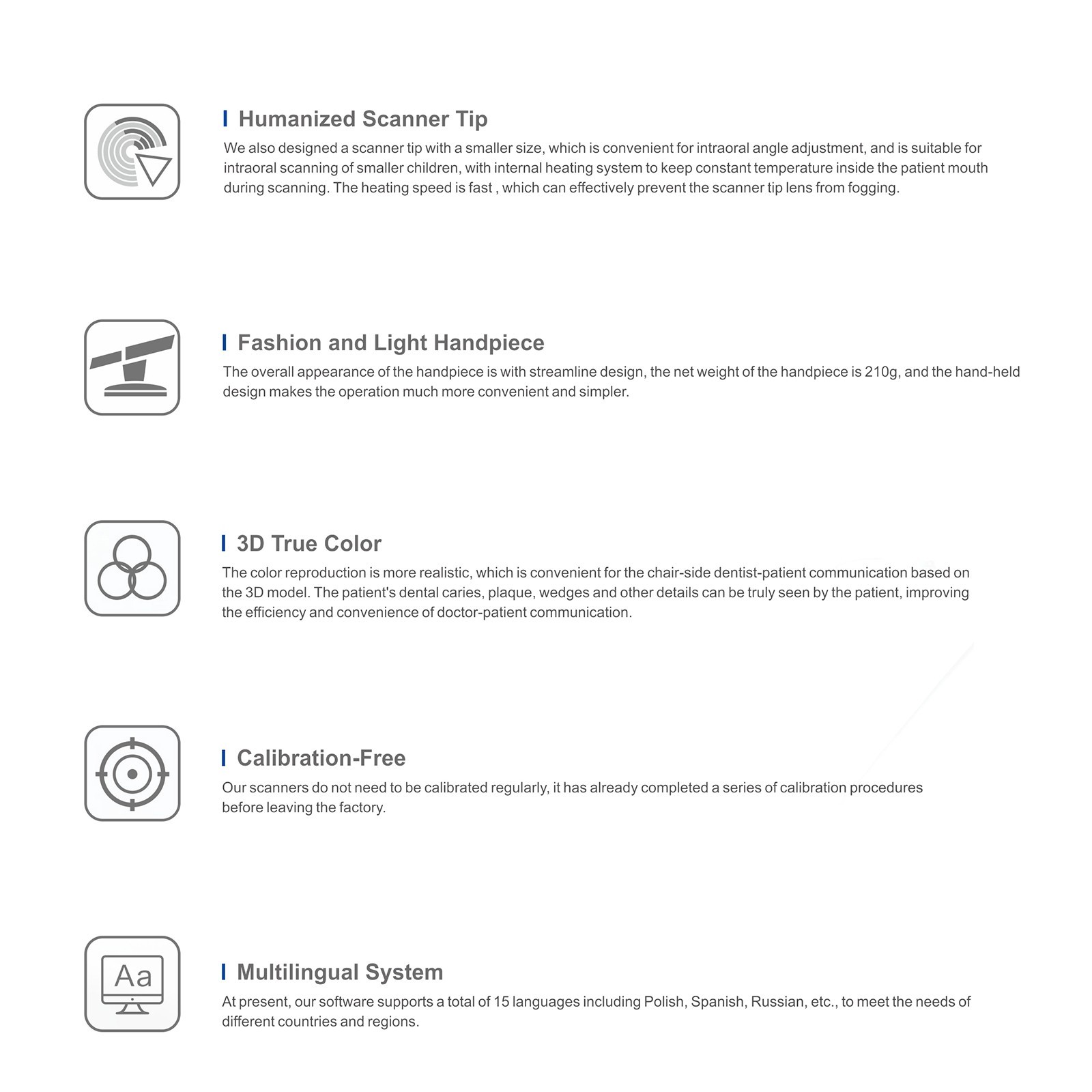Dental Intra-oral 3D Scanner With Free Software CAD CMD