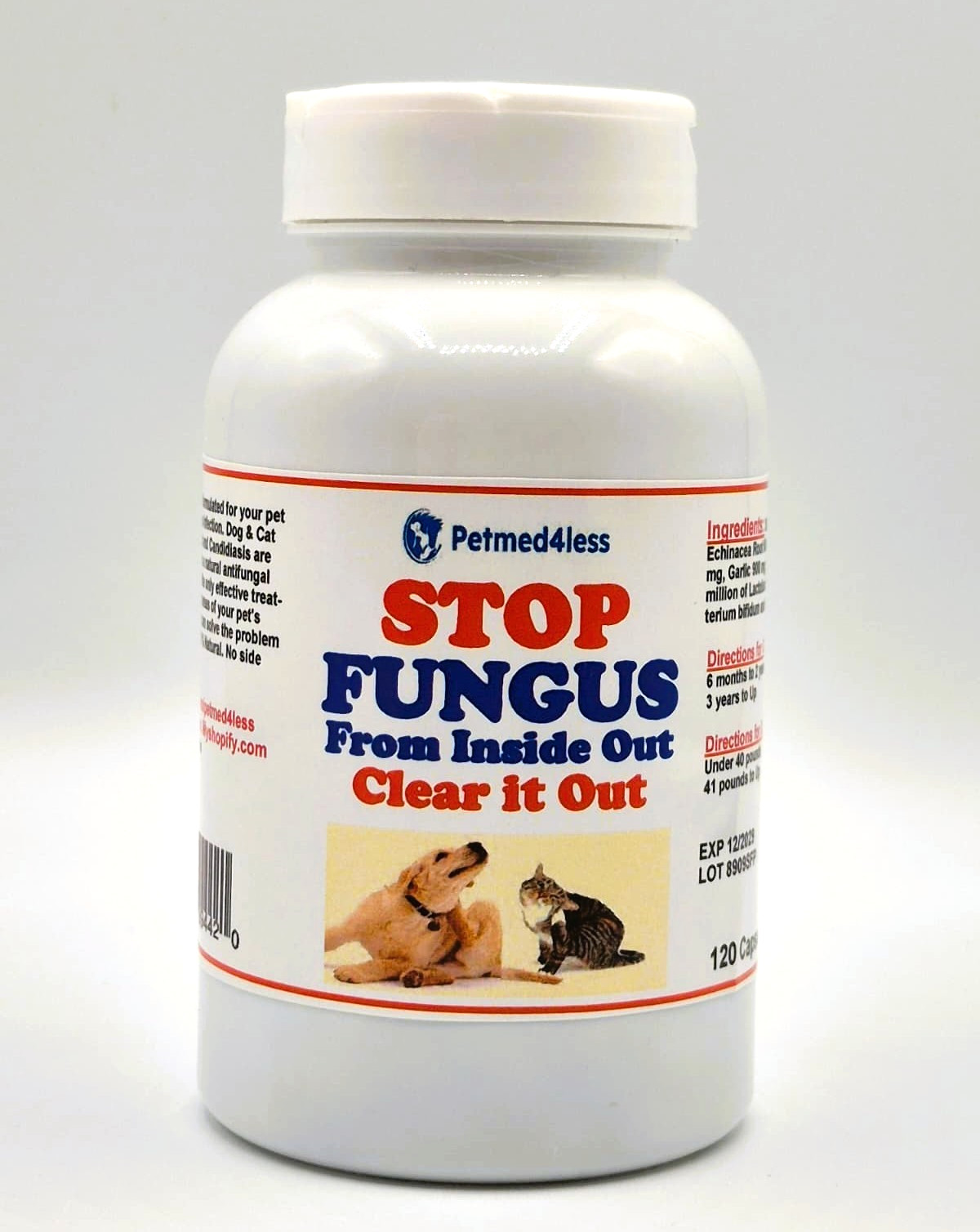FUNGUS SKIN IN DOGS & CATS - GET RID OF  FUNGUS YEAST DERMATITIS (Made in USA)