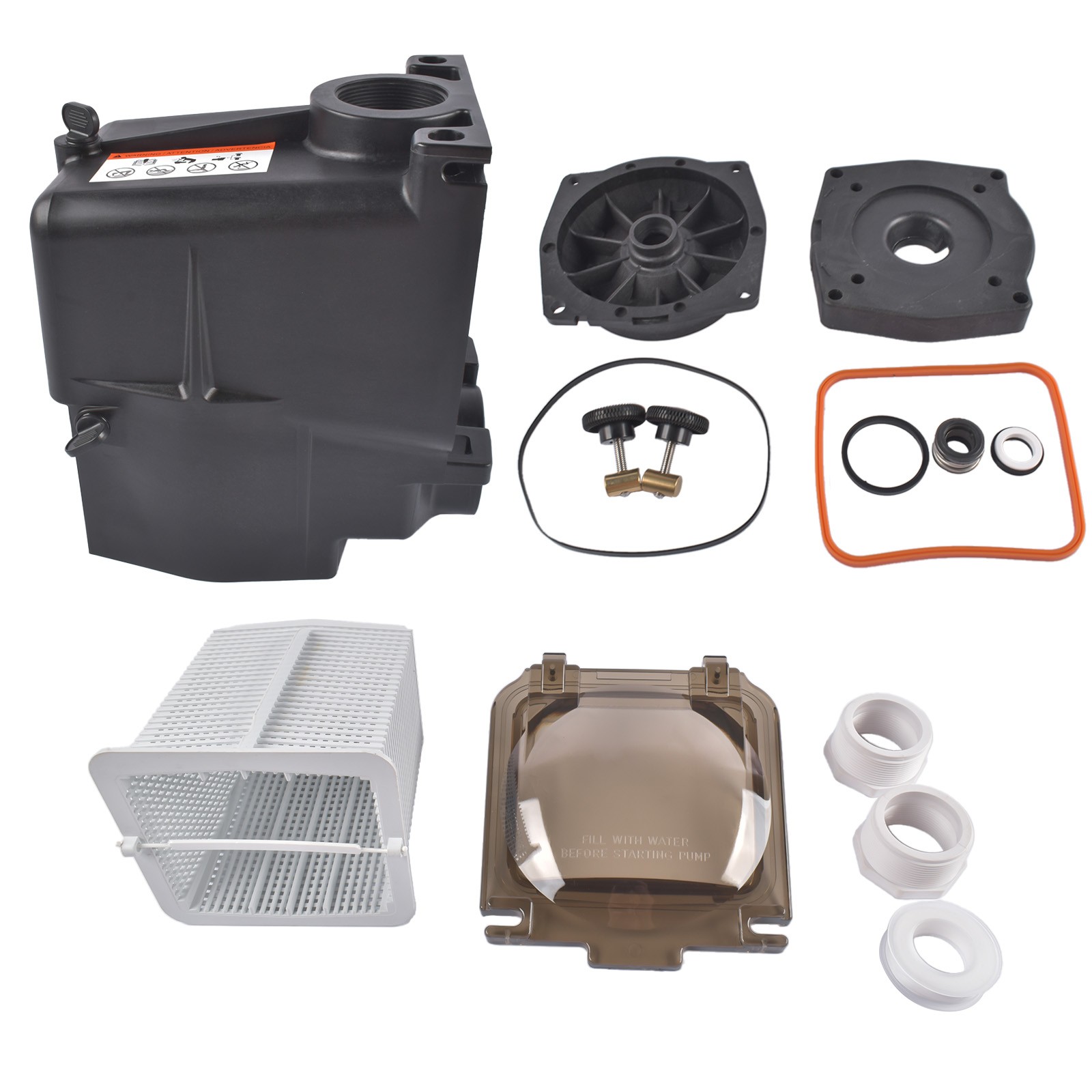 Pool Pump Strainer Housing for Hayward Super Pump SP1600X SP2600X Series, 2x2"