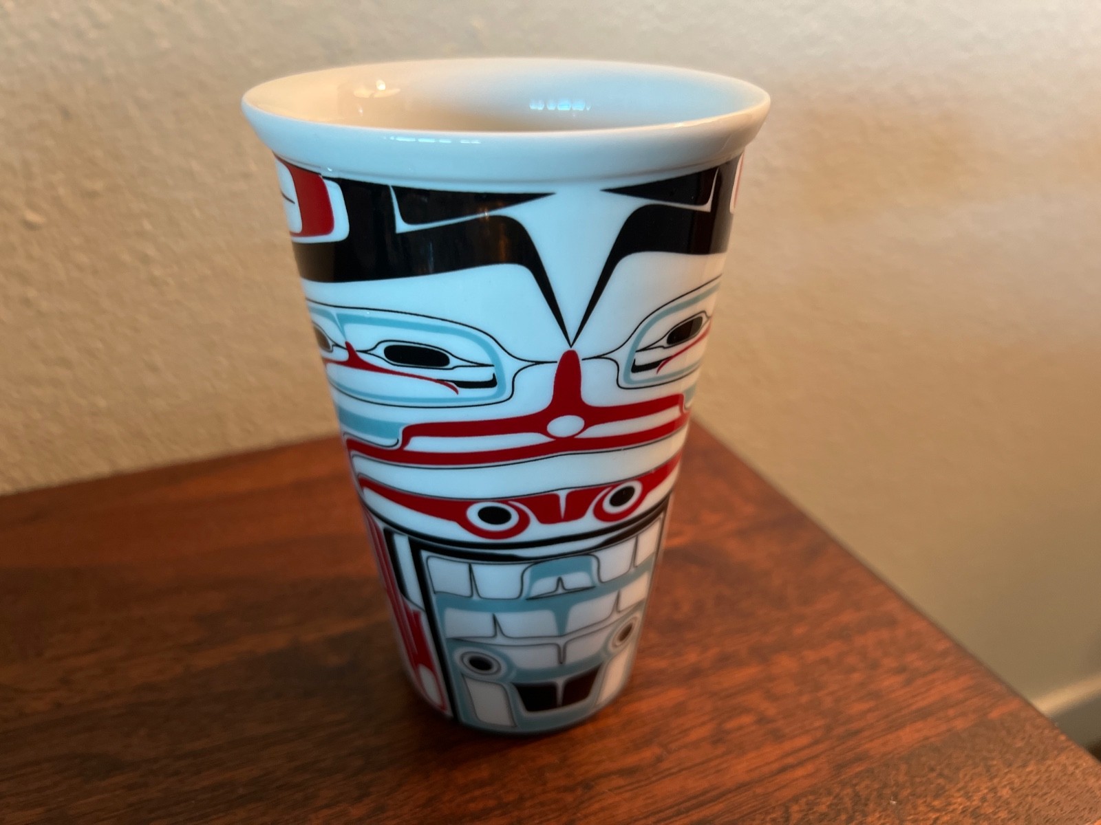 Native Northwest Vancouver Mug Raven Haida Design Ceramic 20oz