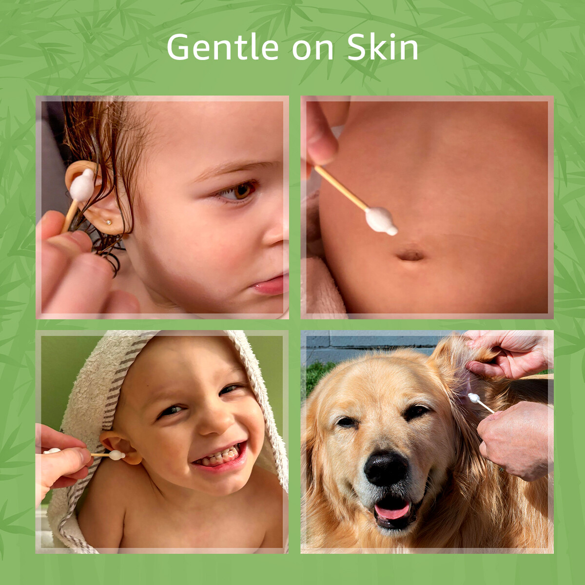 Ibambo Bamboo Child Safety Cotton Swabs