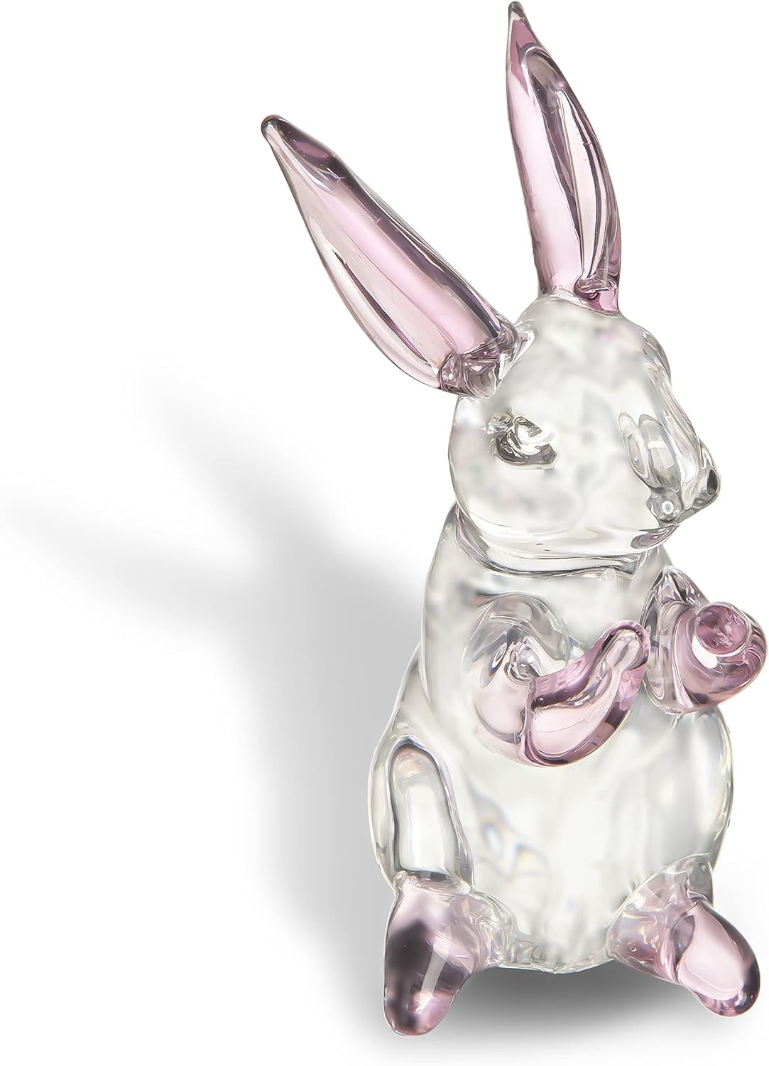 HDCRYSTALGIFTS 3.5Inch Crystal Rabbit Bunny Figurine Collectibles Spring Easter