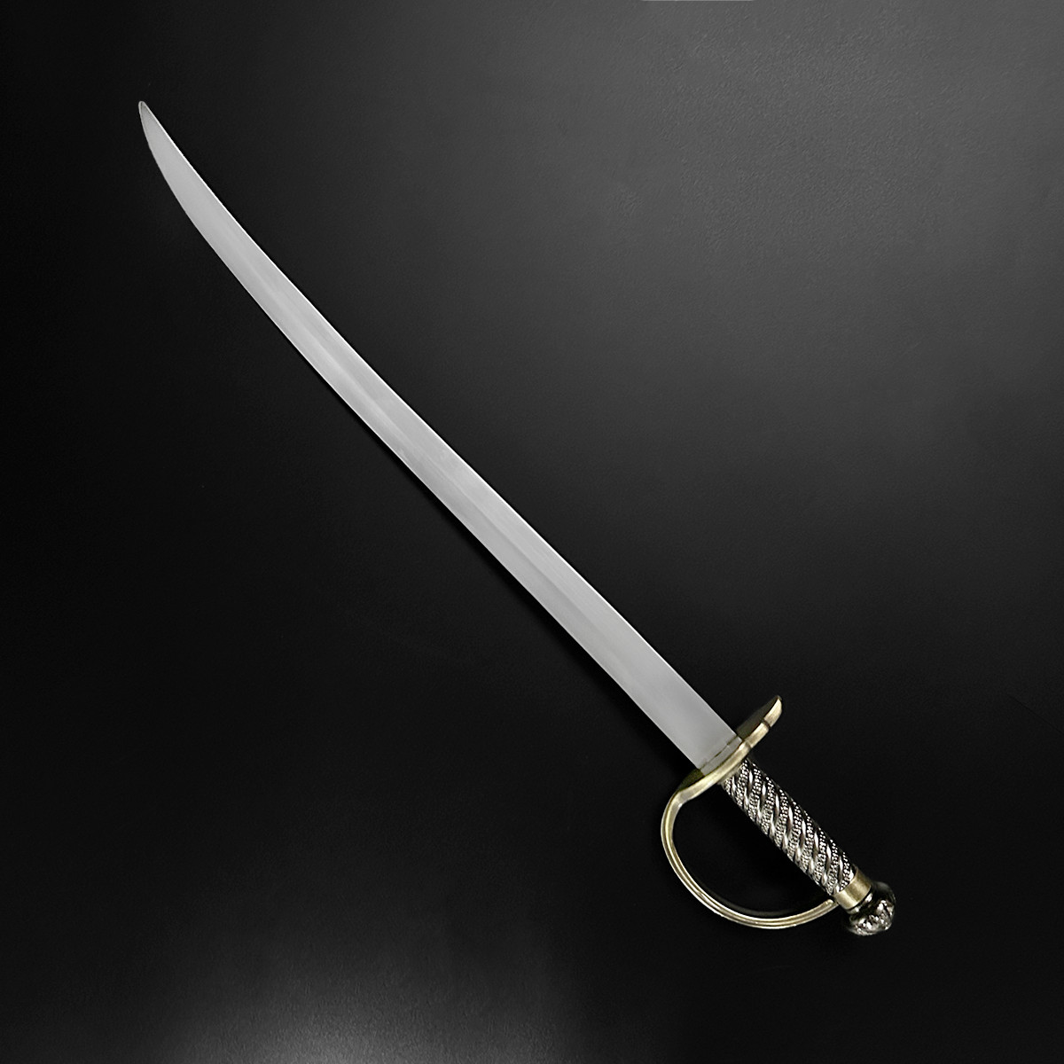 P.S. Caribbean Pirate Sword Pirate Cutlass Saber Sword (Brass Hilt)