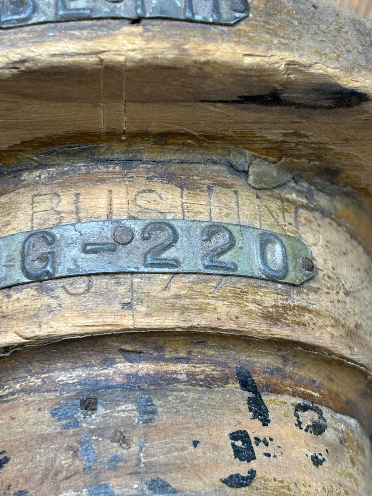 Vintage Industrial Bethlehem Steel Wood Sand Forms For Tool Parts Form Art Mold