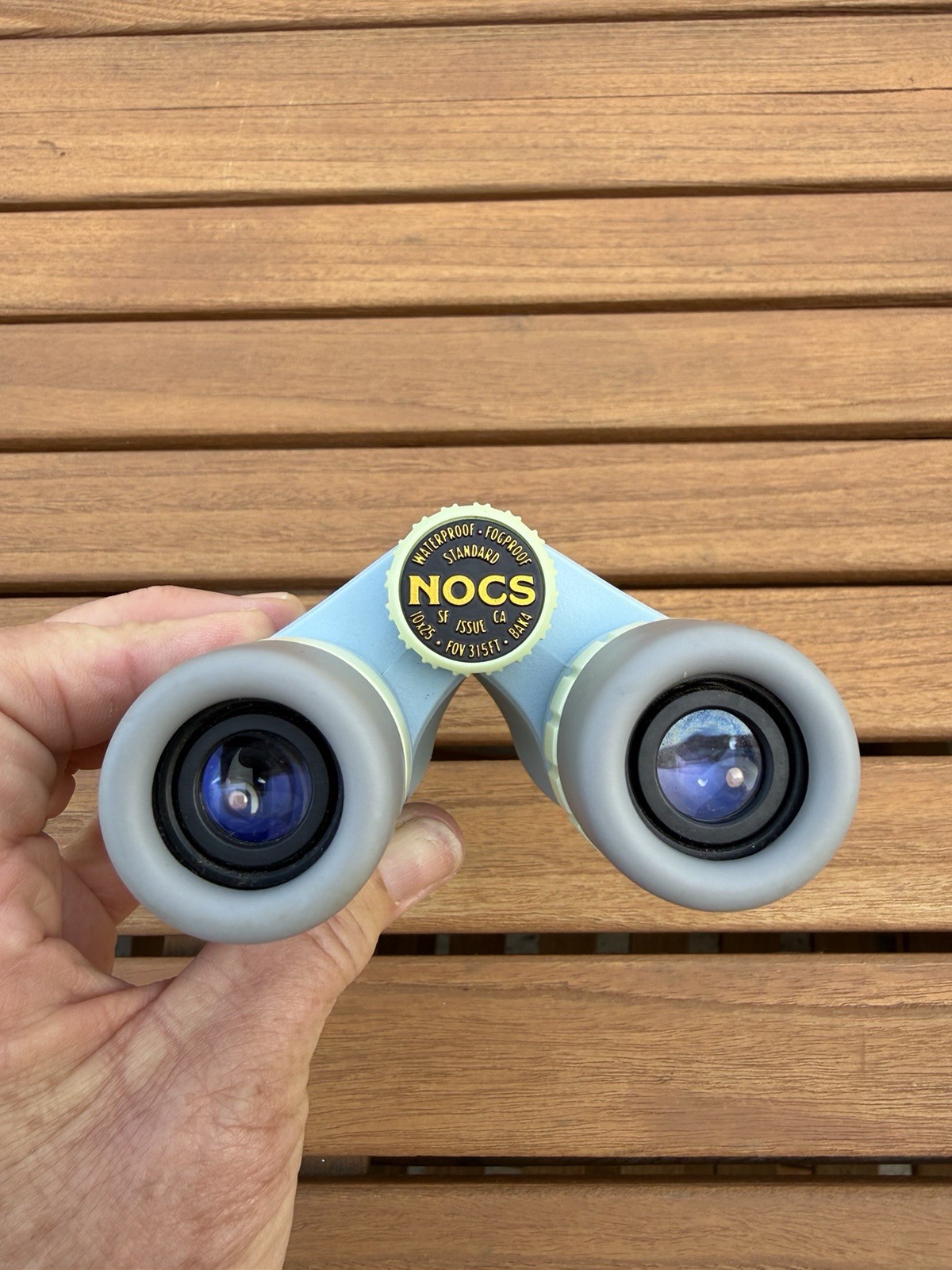 Nocs Provisions Standard Issue 10x25 Binocular Blue Excellent