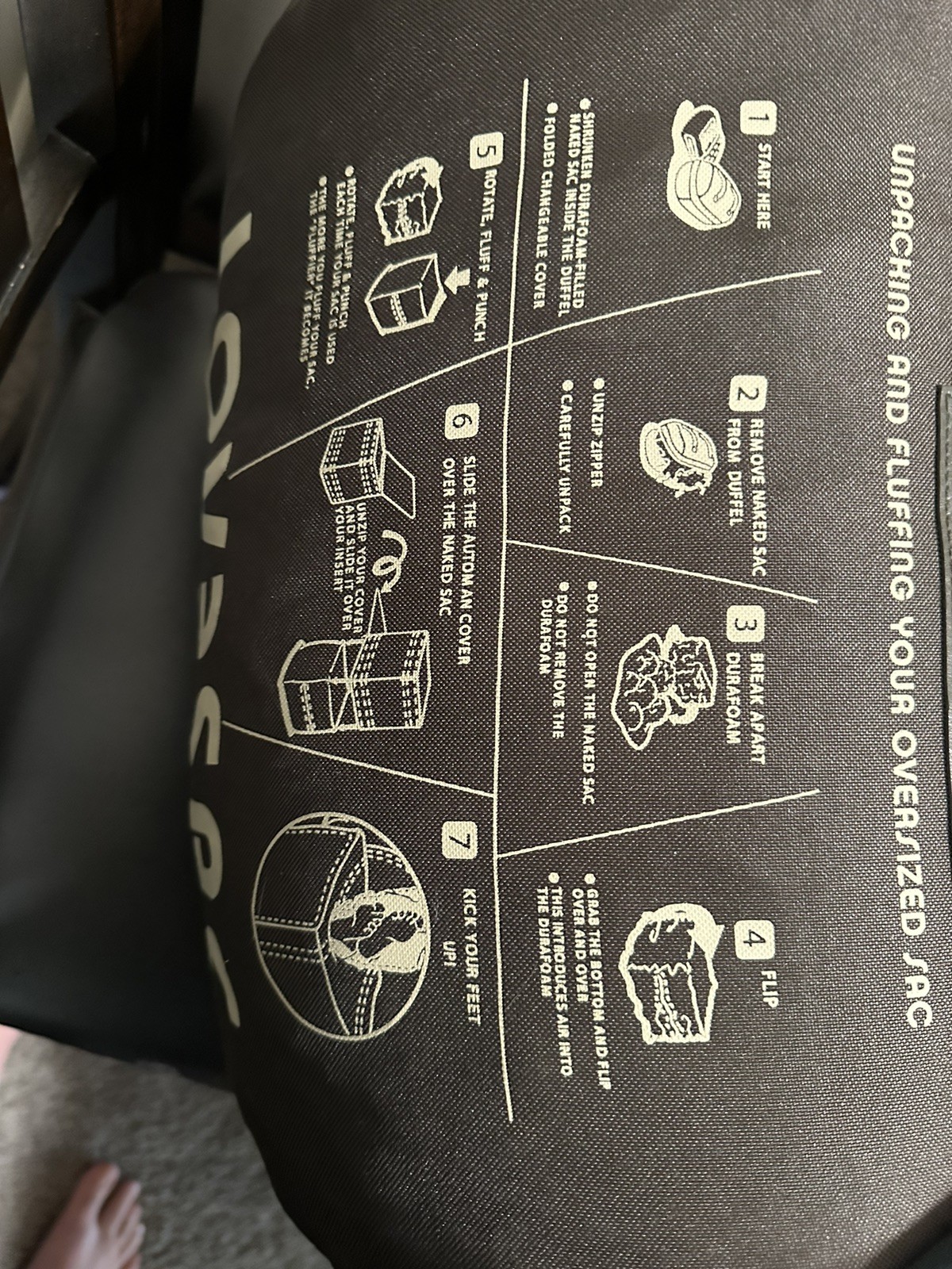 LoveSac Durafoam-Filled SAC NEW