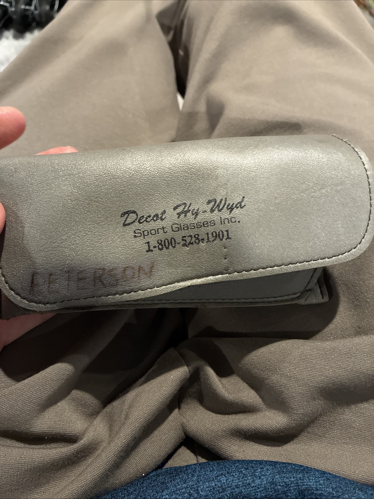 Vintage Decot Hy-Wyd Sport Shooting Safety Glasses with original &Frame and Case