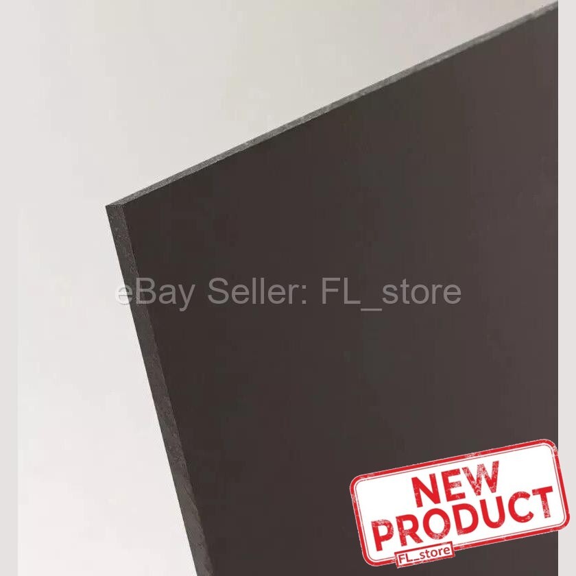 Black Plastic Sheet High Density Polyethylene 1/2" Thick x 24" L X 12" W HDPE