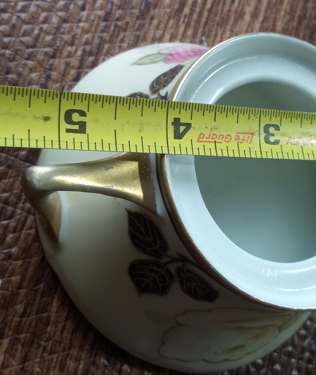 Antique - Z.S. & Co Bavaia Royal Munich, Hand Painted Creamer and Sugar Bowl