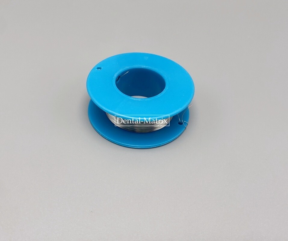 Dental Orthodontic Metal Ligature Wire Round Spool Stainless Steel Line 50g/Roll
