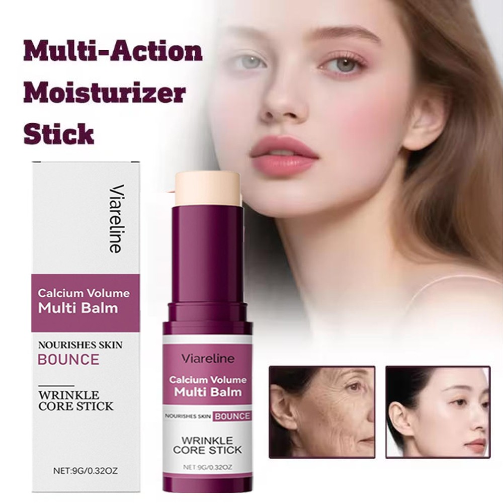 2Pack Calcium Volume Multi Balm Wrinkle Core Stick Collagen Moisturing Stick