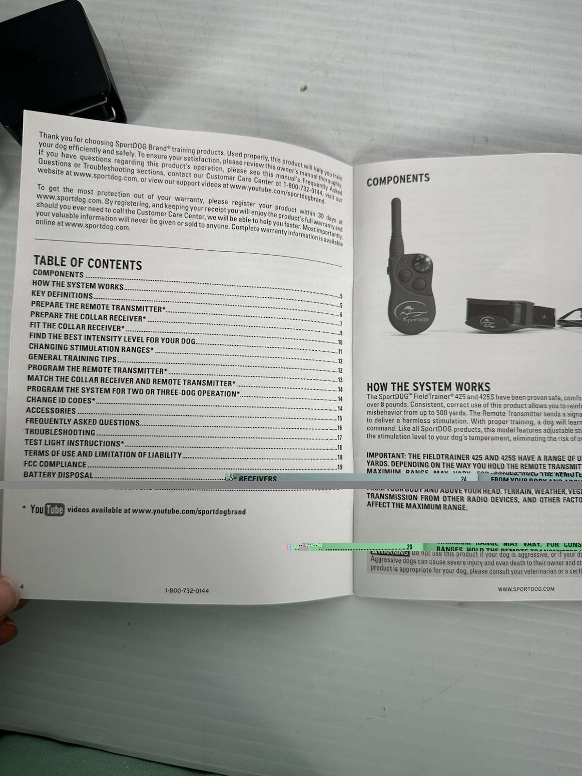 Sport Dog Sportdog 425 Field Trainer Remote Dog Collar Training System