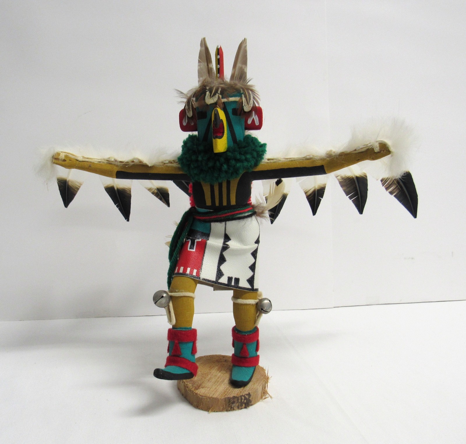Authentic Vintage Native American "Eagle Dancer" Kachina Doll - Signed - VGUC