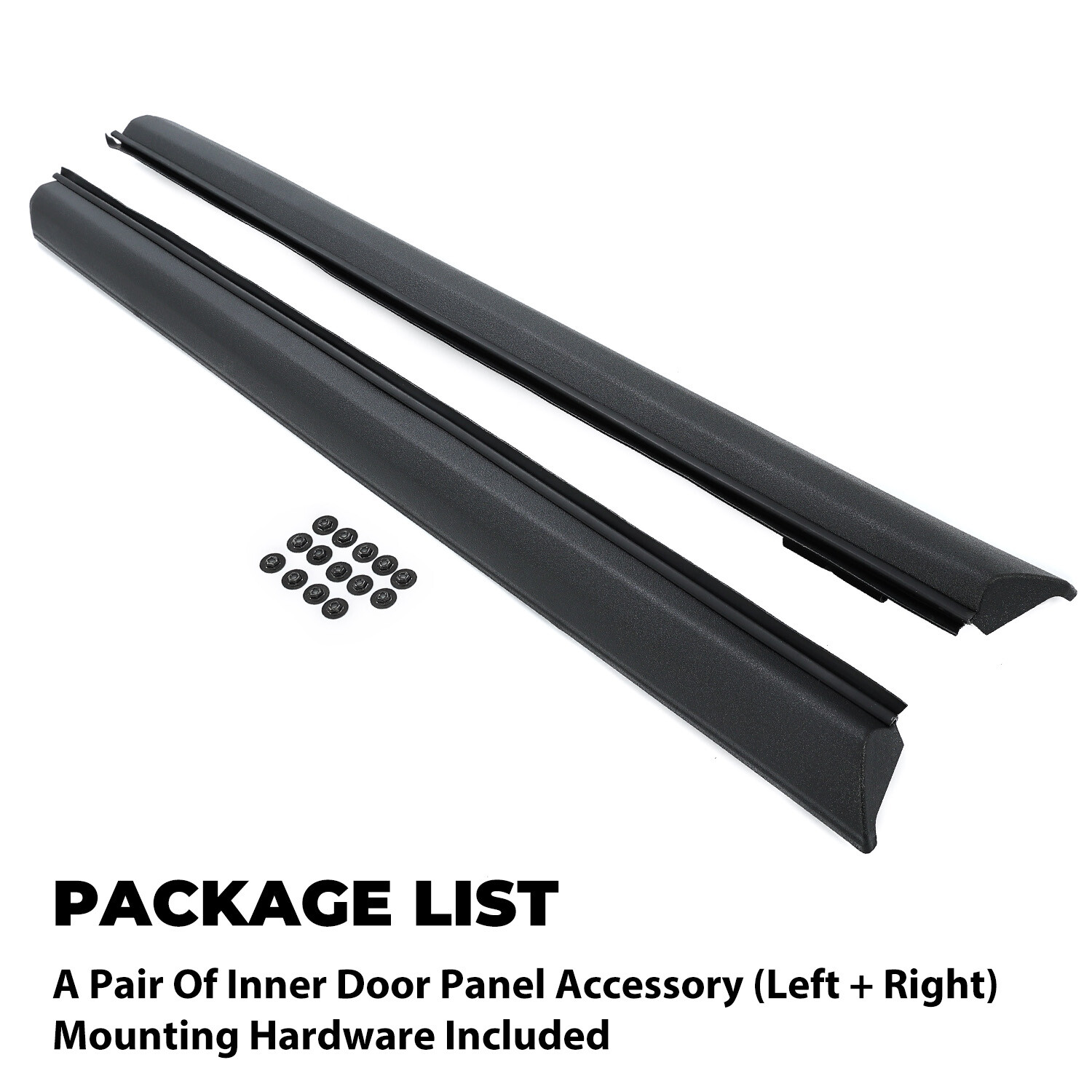 For Camaro / Firebird DP92 1982-1992 Inner Door Panels Top Rails w/ Window Felt