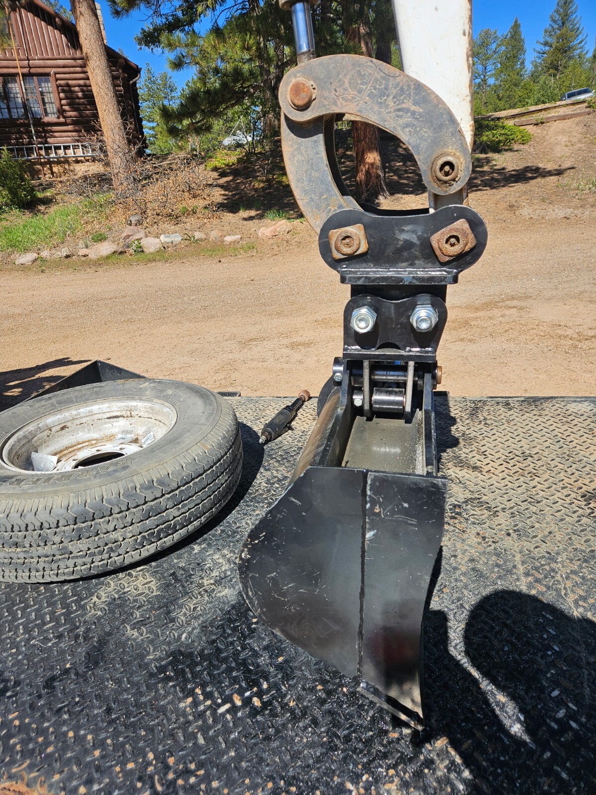 Adapter for AGT QNT30 QNT50 Bobcat to fit 25MM Attachments- Custom MADE IN OHIO!