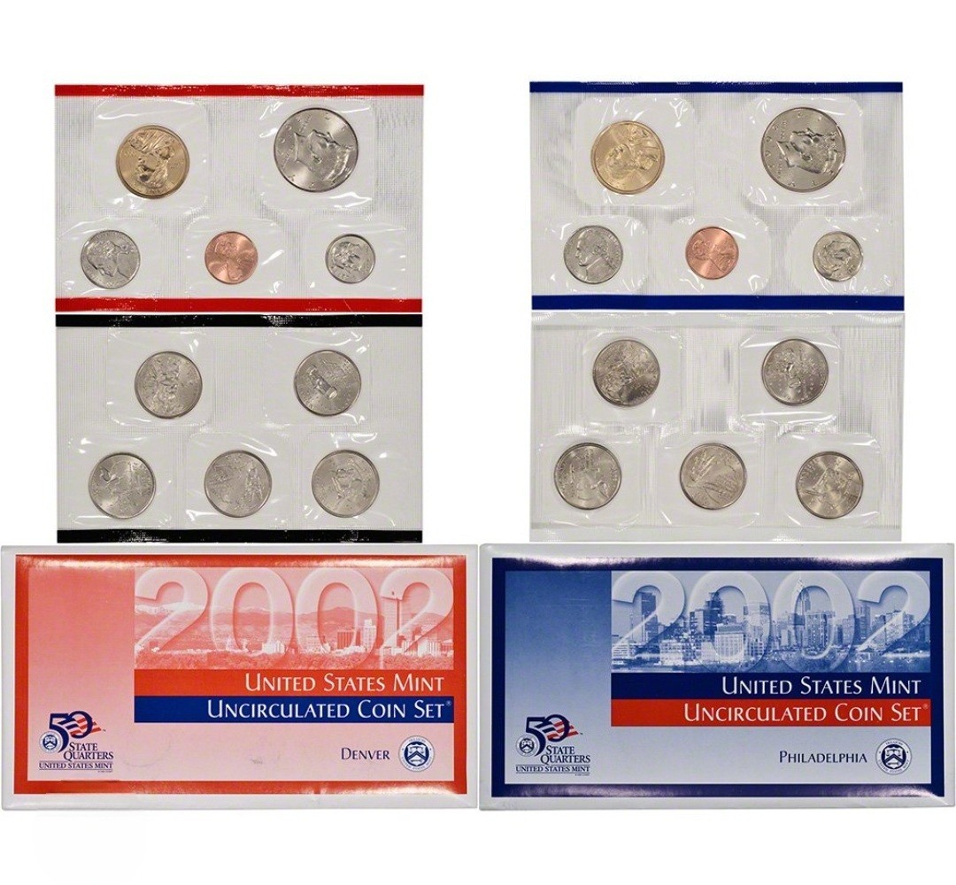 1999 - 2008 Mint Sets - Ten Sets-Complete-1999 through 2008 in OGP Lot 0333