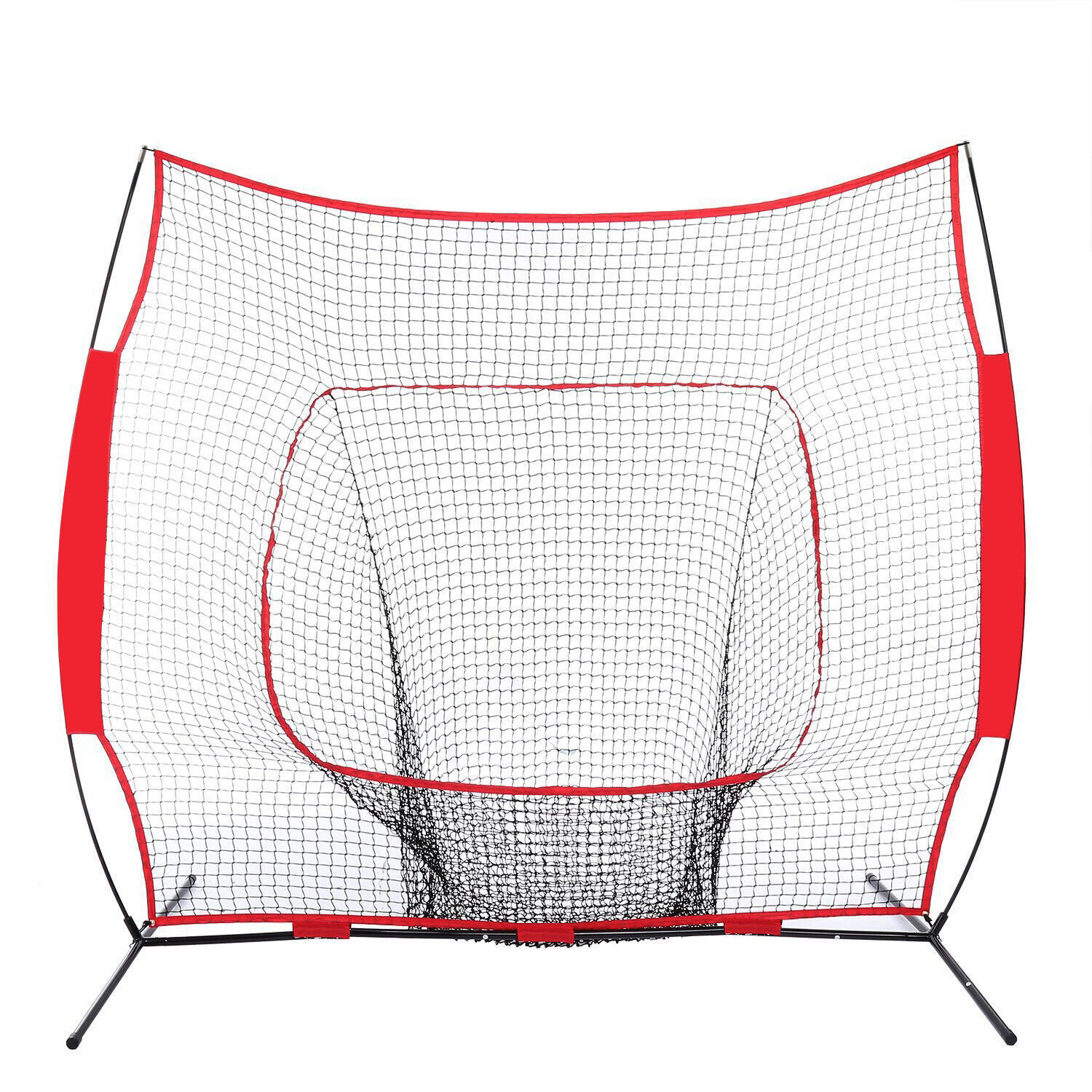 7 x 7' Baseball Softball Hitting Pitching Batting Catching Net w/ Bag