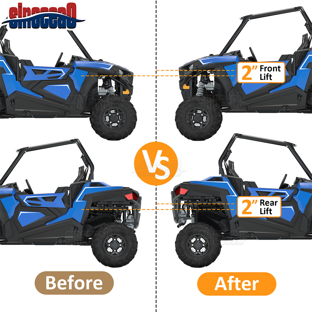 2'' Front & Rear Suspension Lift Kit For POLARIS RZR 900 TRAIL 900 XC EPS 15-23