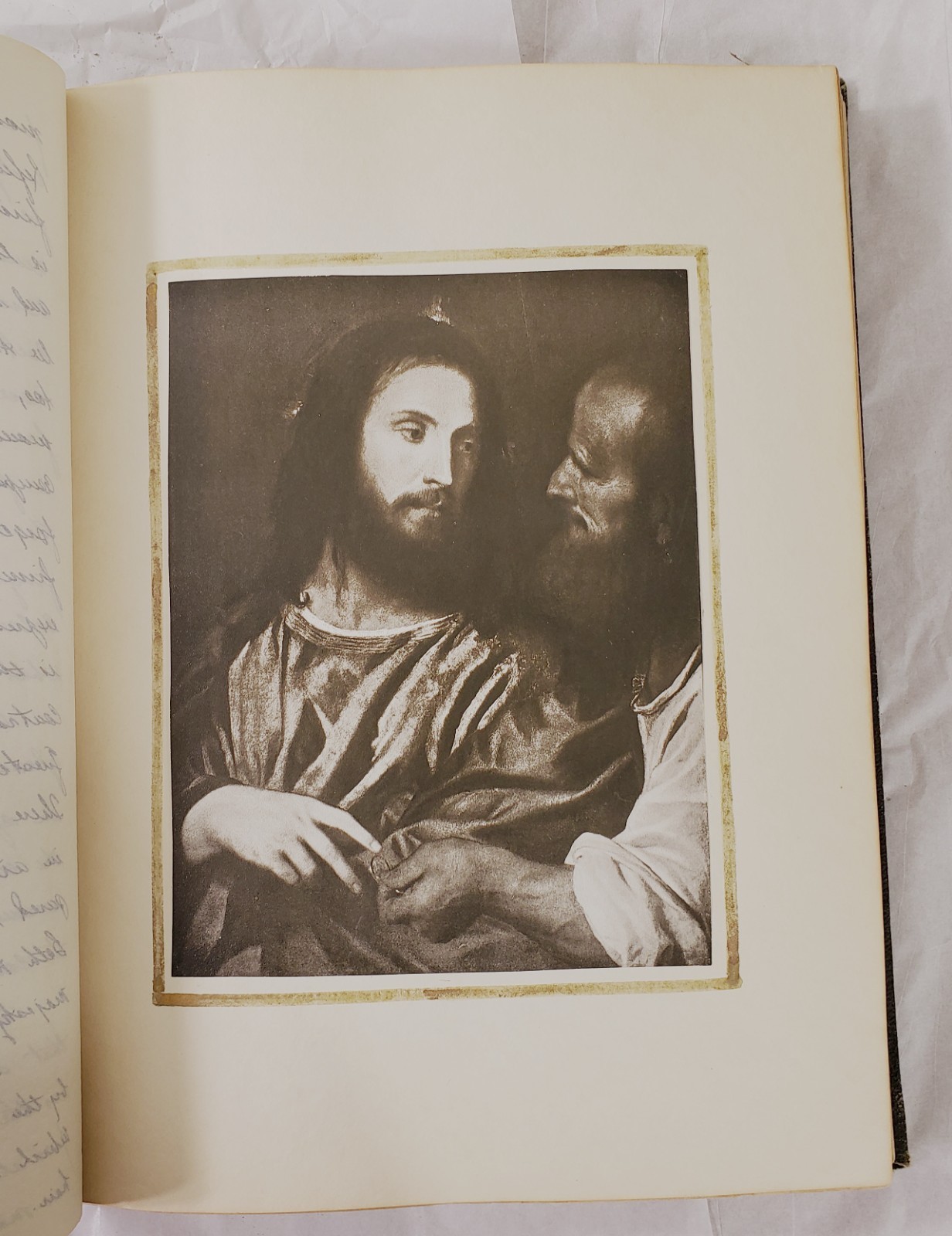 Antique Rare Manuscript Art Masters Hand Written History Commentary Illustrated