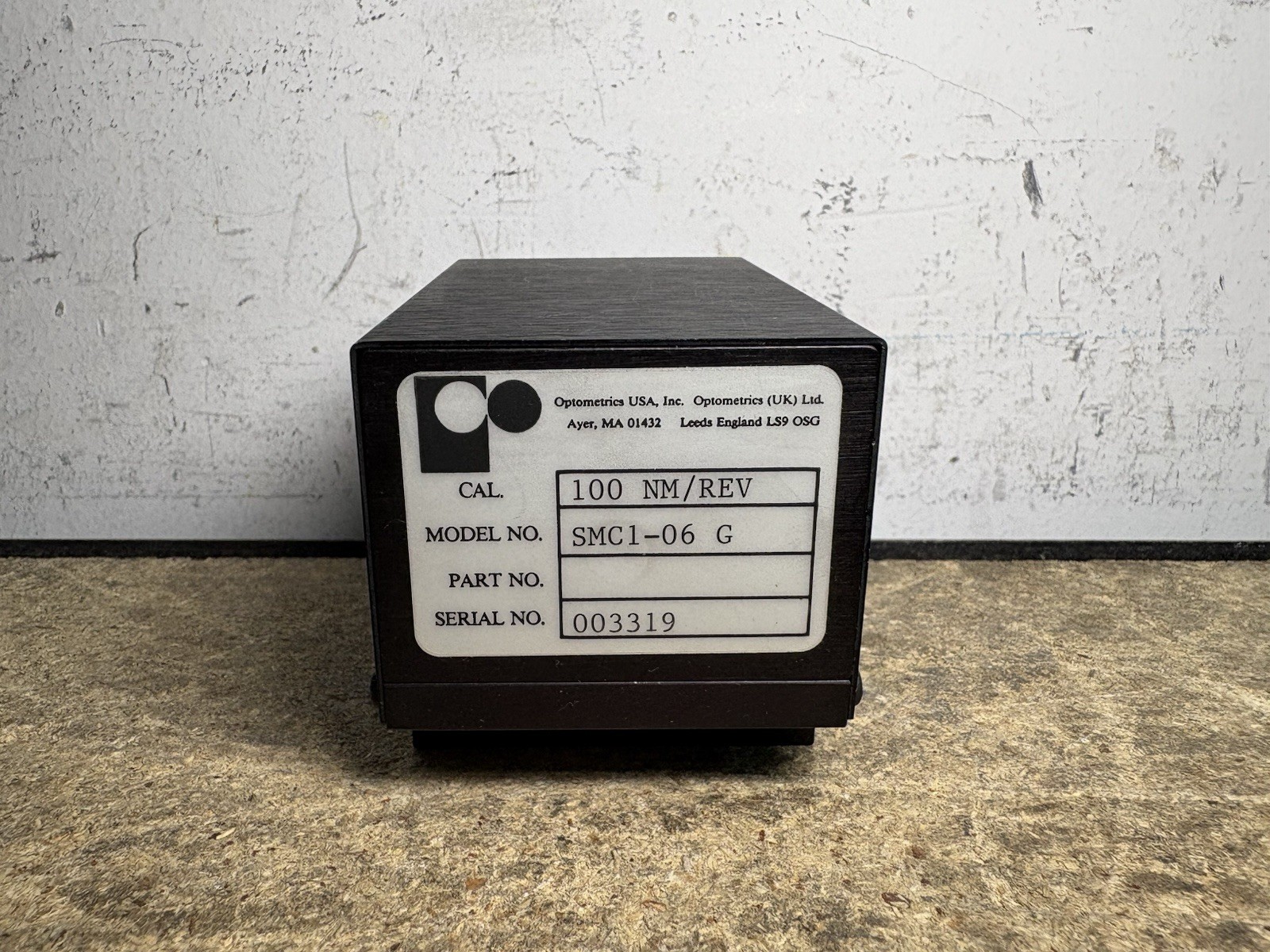 Optometrics SMC1-06 G 100nm/Rev Scanning Mini-Chrom Monochromator