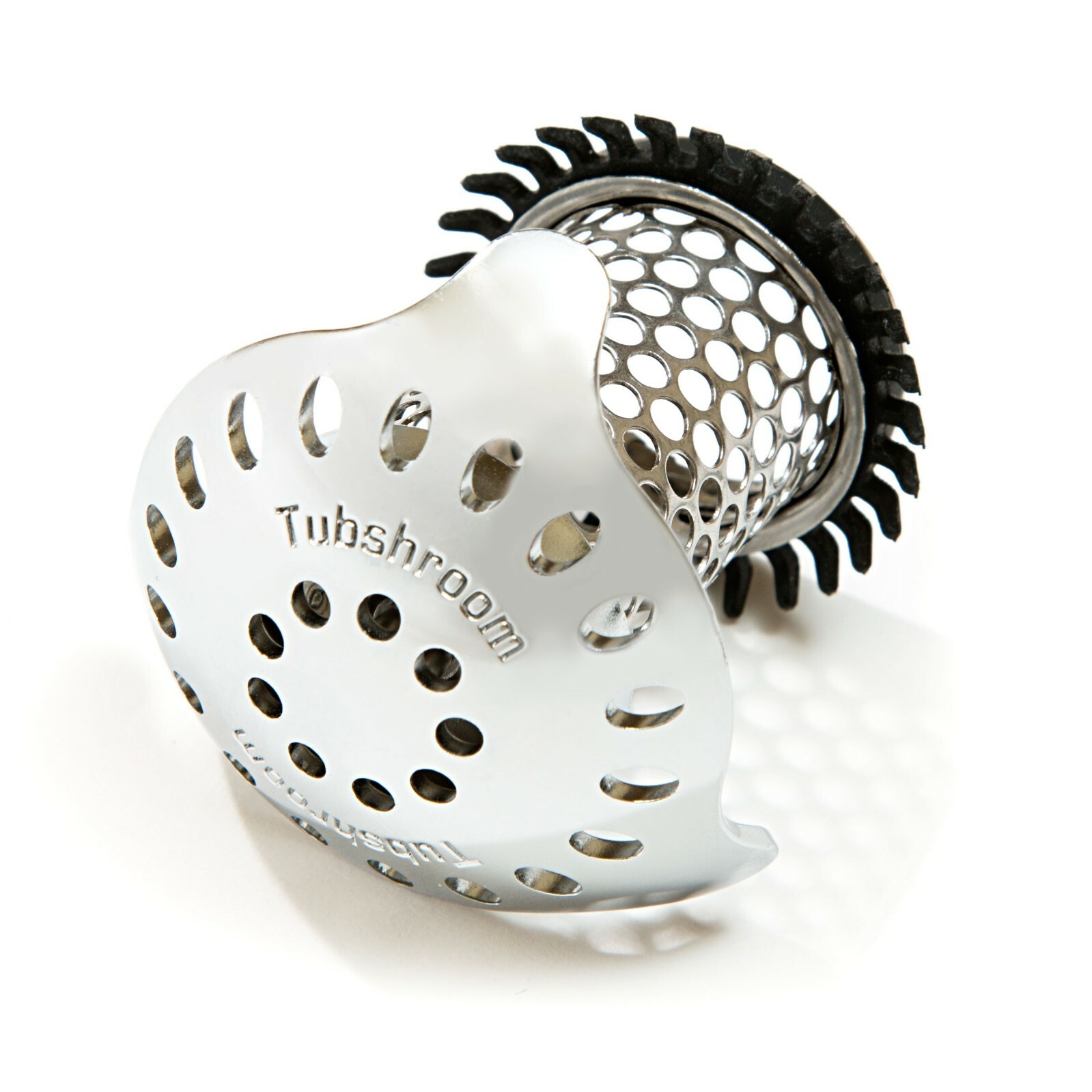 TubShroom® Ultra Drain Protector Hair Catcher Strainer in Stainless Steel (New!)