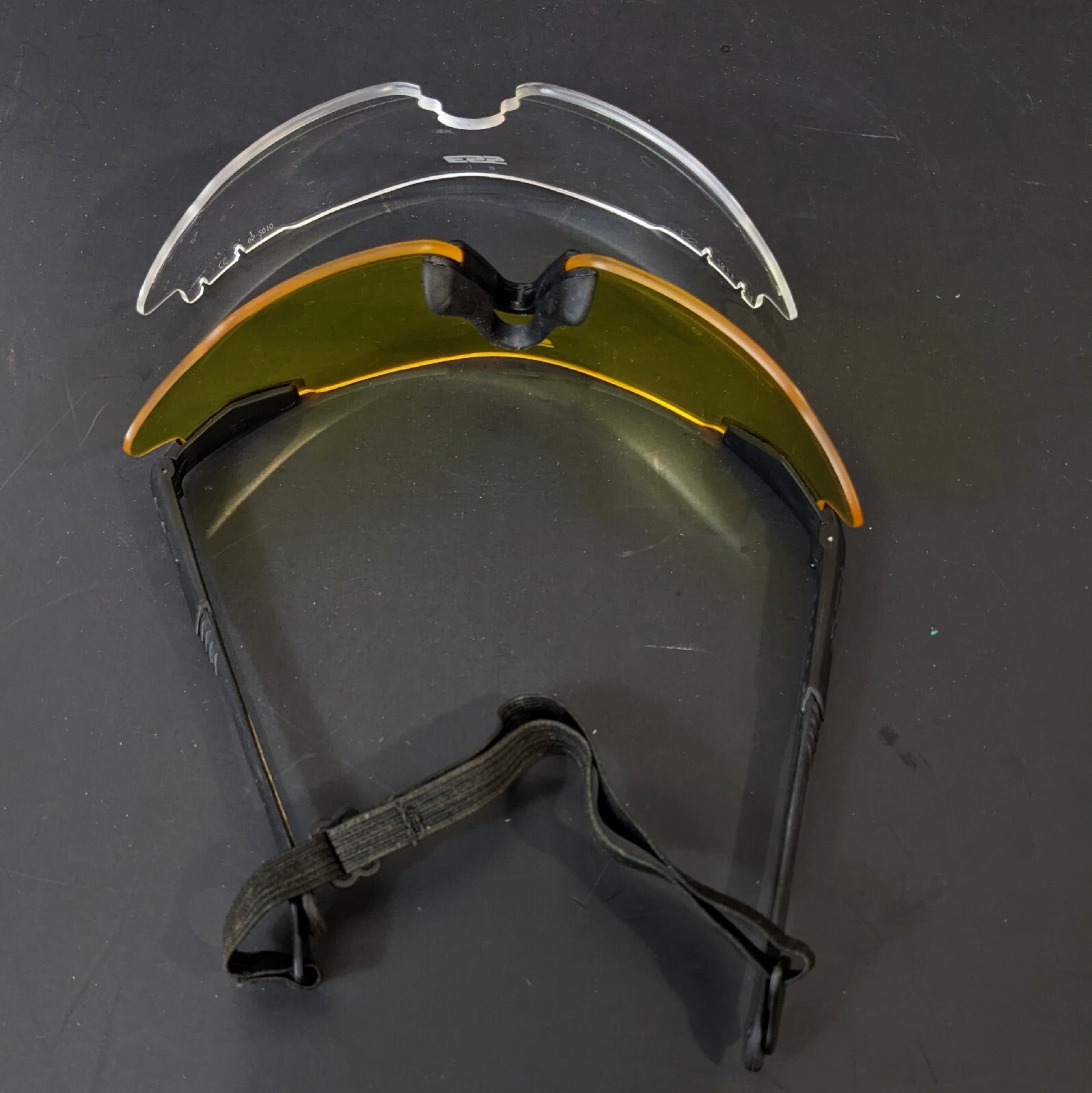 ESS ICE Military GlassesYellow Lense and Clear (Light Scratches)