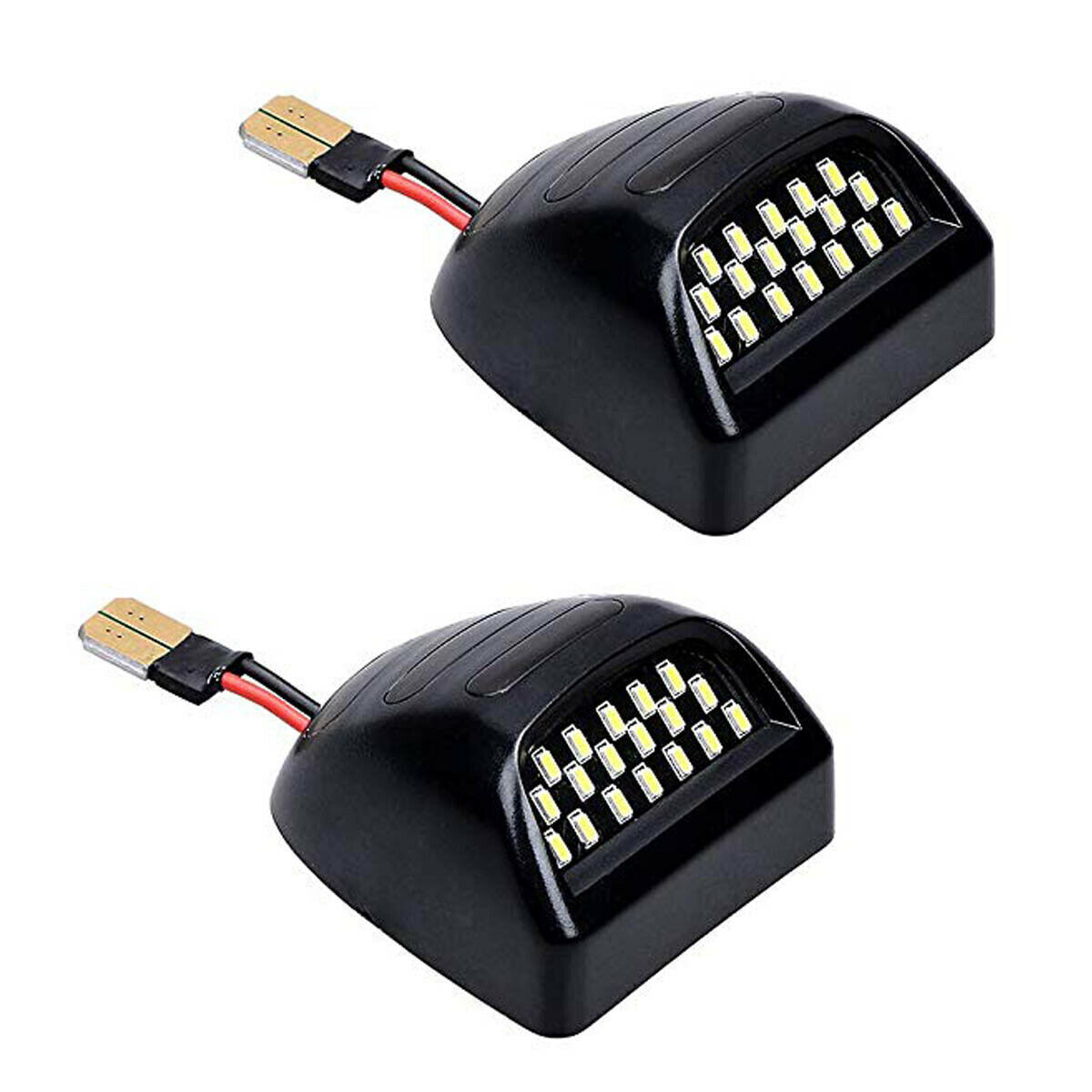 For Avalanche For Silverado Tahoe LED License Number Plate Lights Tag Rear Lamps