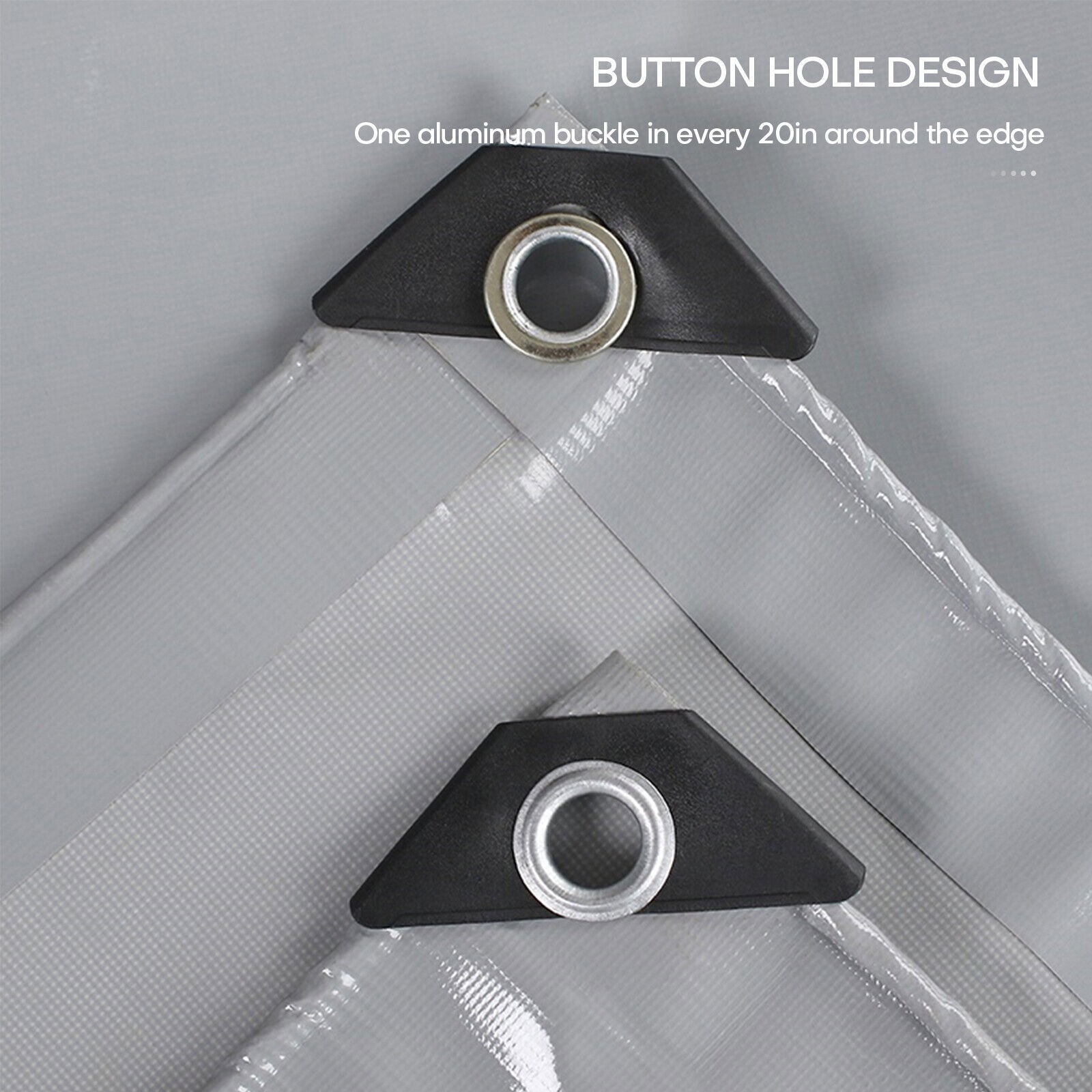 Extreme Heavy Duty Tarp 22 Mil Waterproof Tarpaulin Cover Resistant Ground Tent