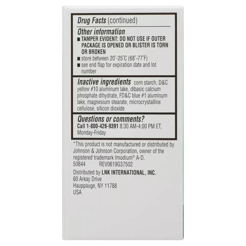 6 BOXES Anti-diarrheal Medicine 2mg Tablets Quality Plus EXP 04/27